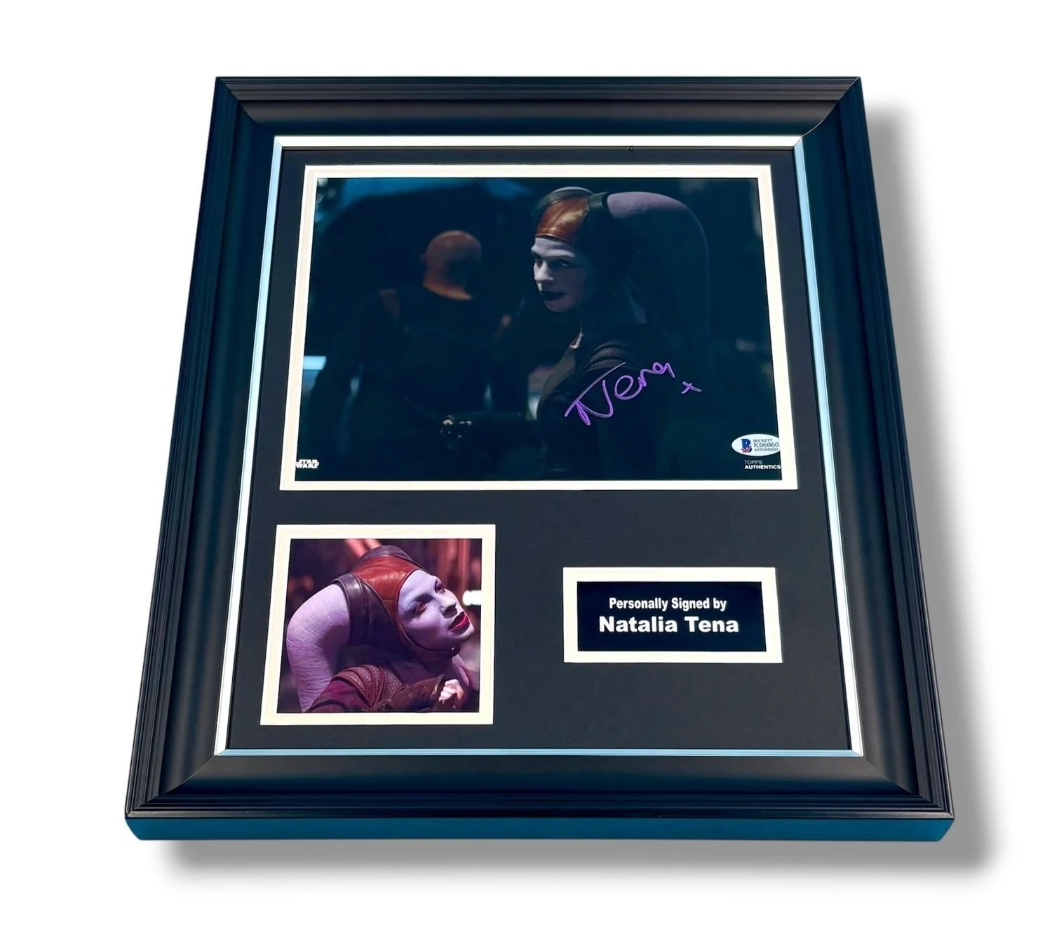 Natalia Tena Signed Photo Framed & Beckett COA Star Wars Poster Autograph Auto, изображение 4