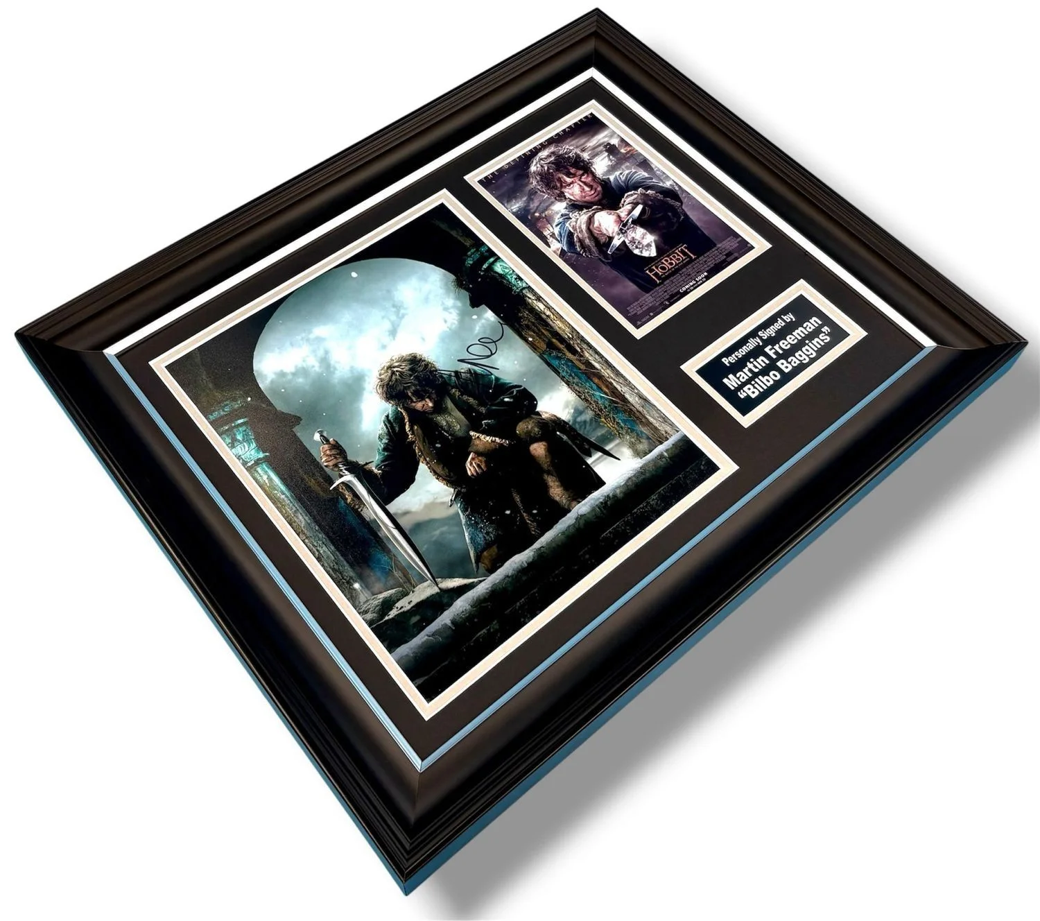 Martin Freeman Signed Photo Framed & COA The Hobbit Movie Poster Autograph Auto, изображение 3