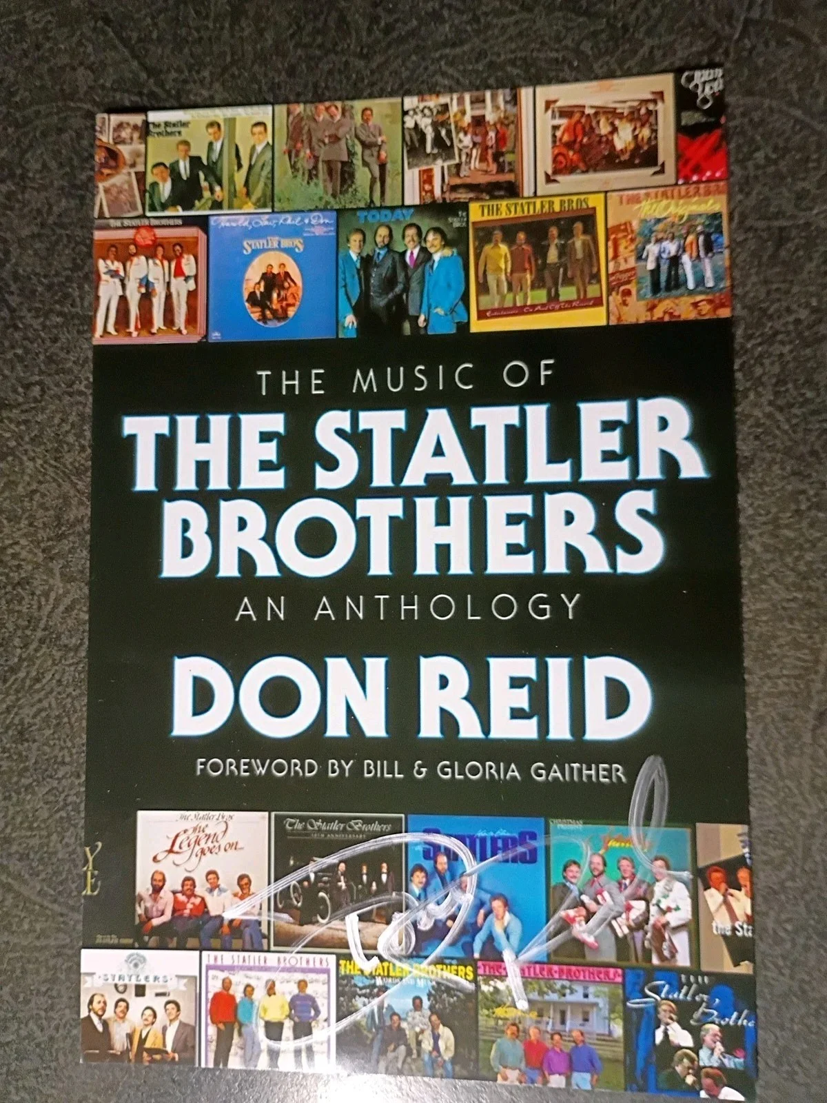 DON REID Hand Signed Autograph Photo & CARD SINGER MUSICIAN-THE STATLER BROTHERS, изображение 3