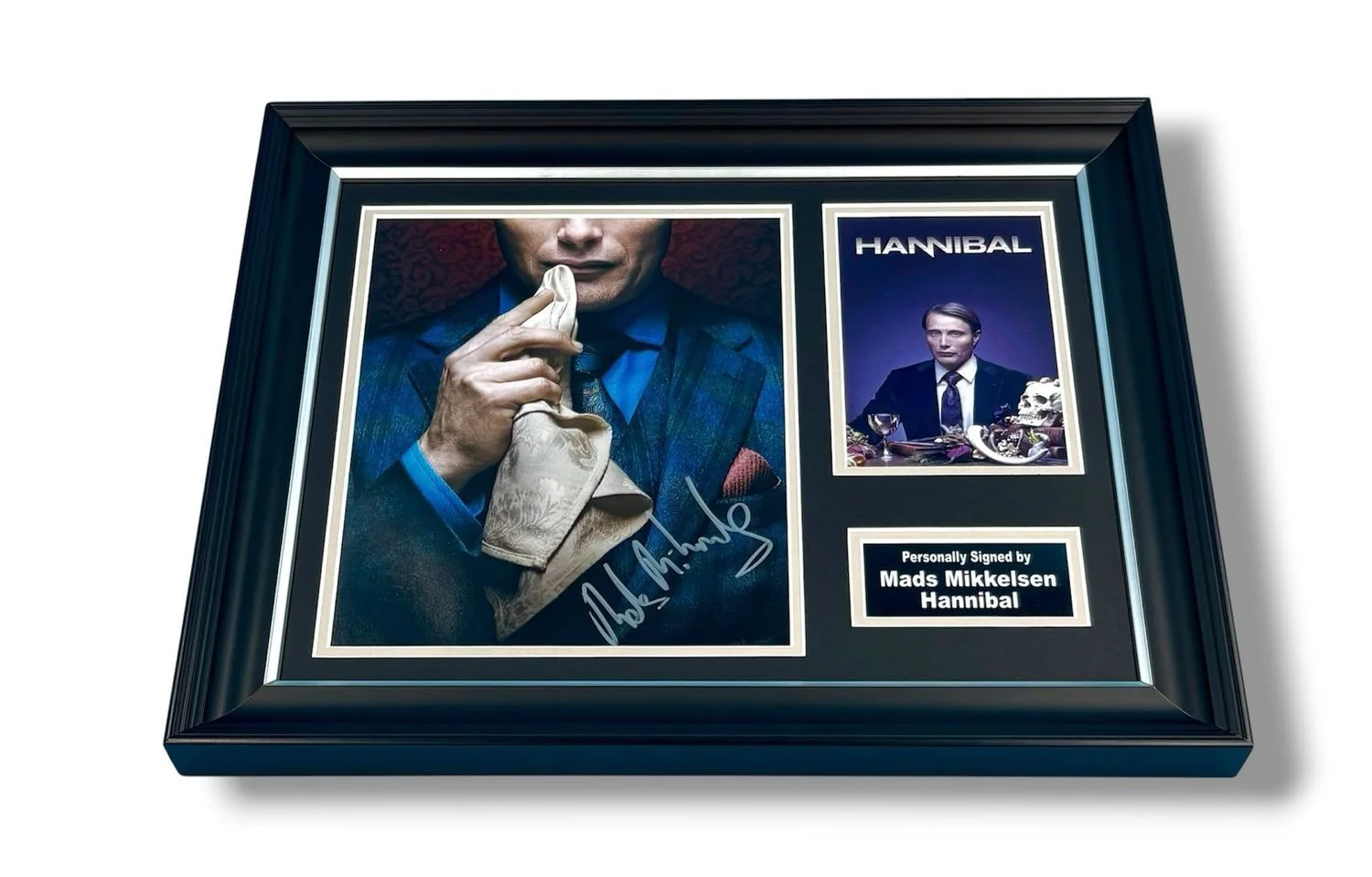 Mads Mikkelsen Signed Photo Framed & COA Hannibal Poster Autograph Auto, изображение 4