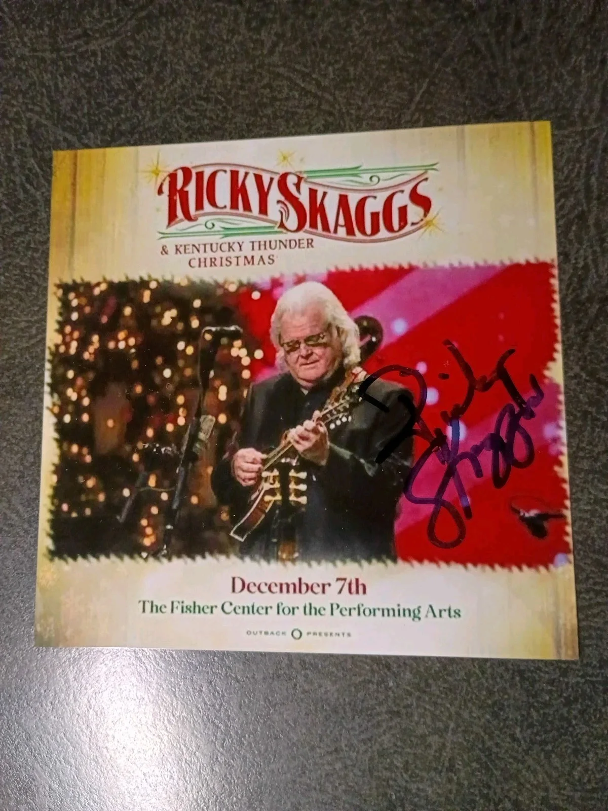 RICKY SKAGGS 2 Hand Signed Autograph 4X6 Photo S- FAMOUS COUNTRY SINGER, изображение 3