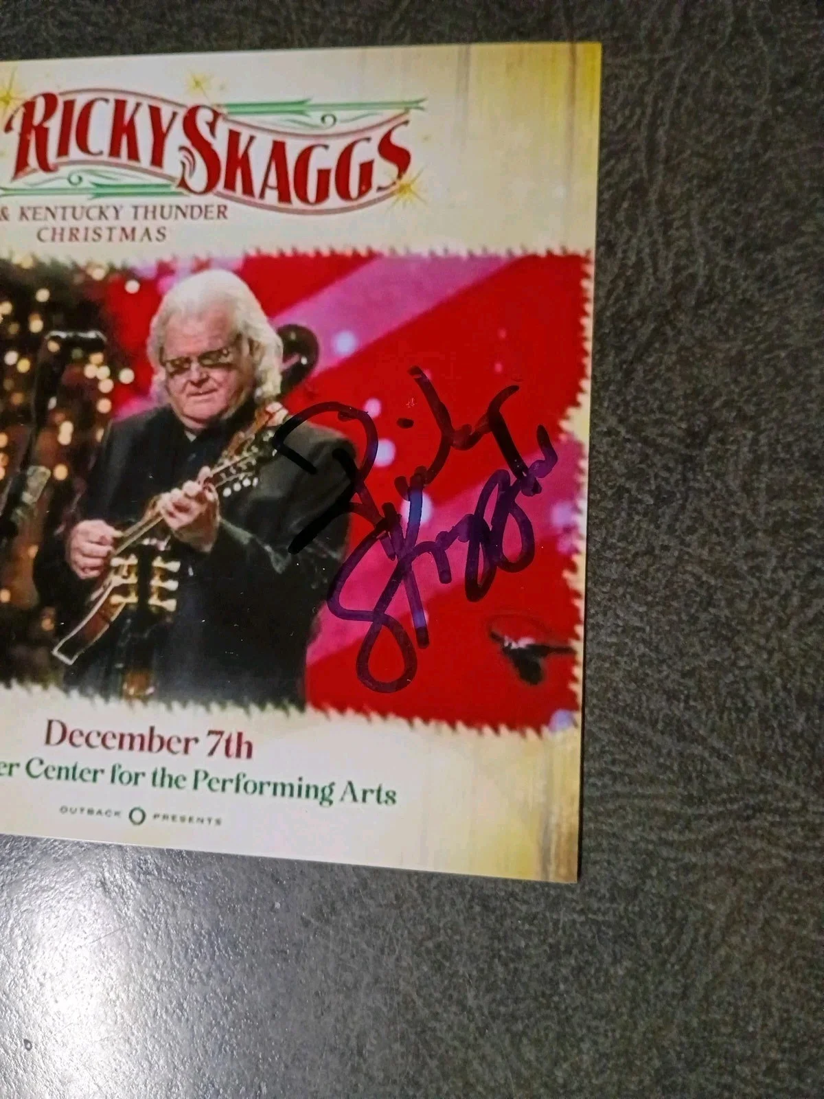 RICKY SKAGGS 2 Hand Signed Autograph 4X6 Photo S- FAMOUS COUNTRY SINGER, изображение 4