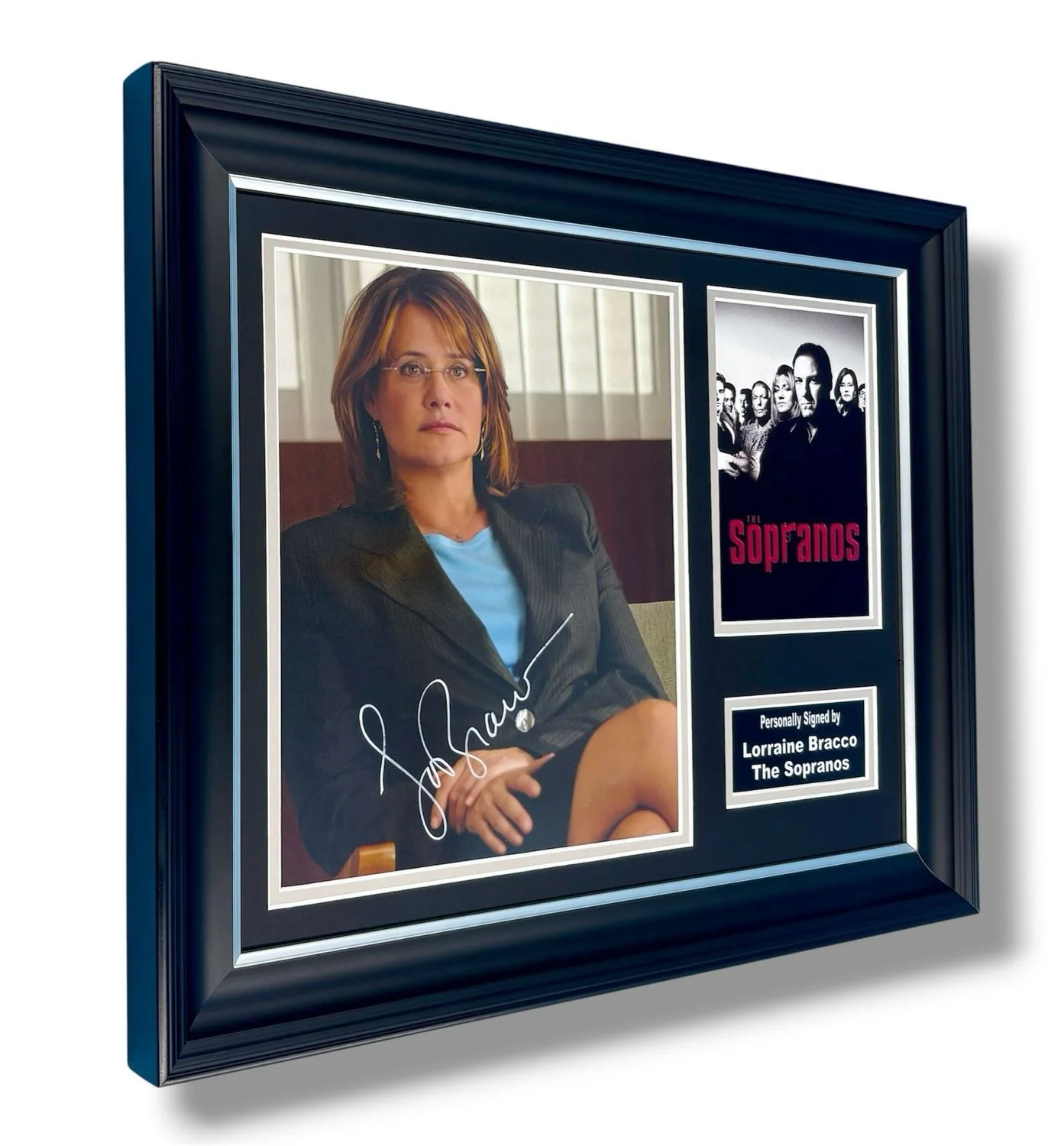 Lorraine Bracco Signed Photo Framed & COA The Sopranos Poster Autograph Auto, изображение 2