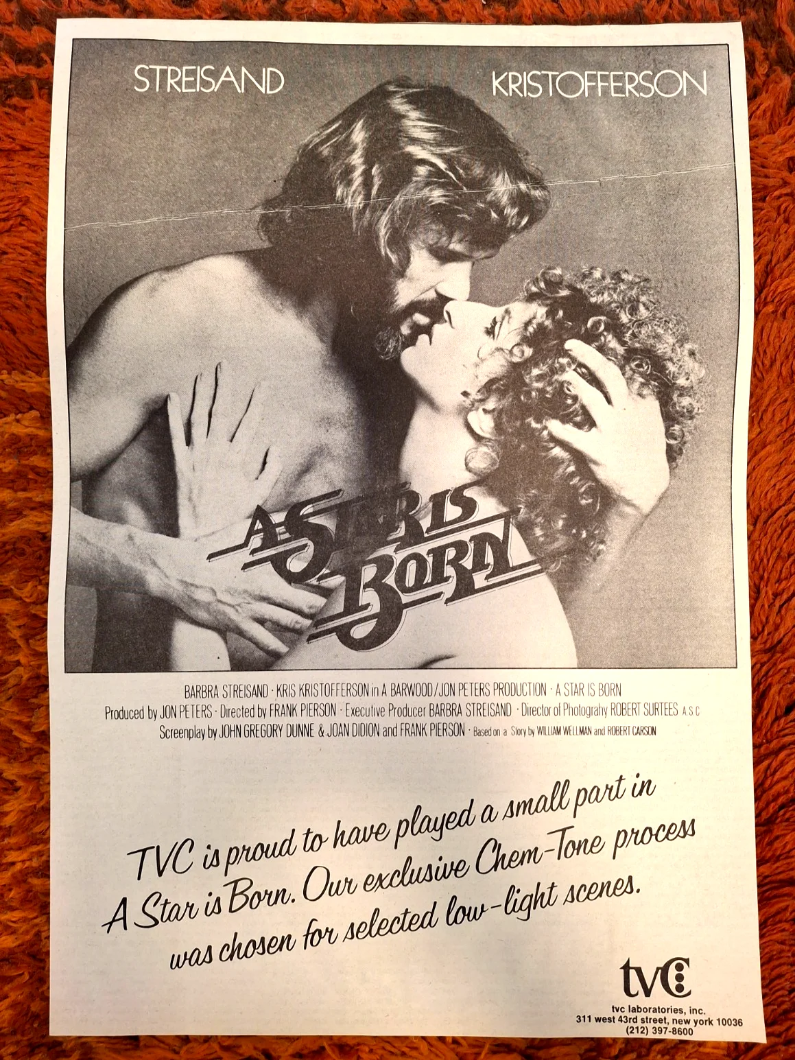 100 1970s Vintage American Cinema Trade Newspaper Pages & Clippings, изображение 2