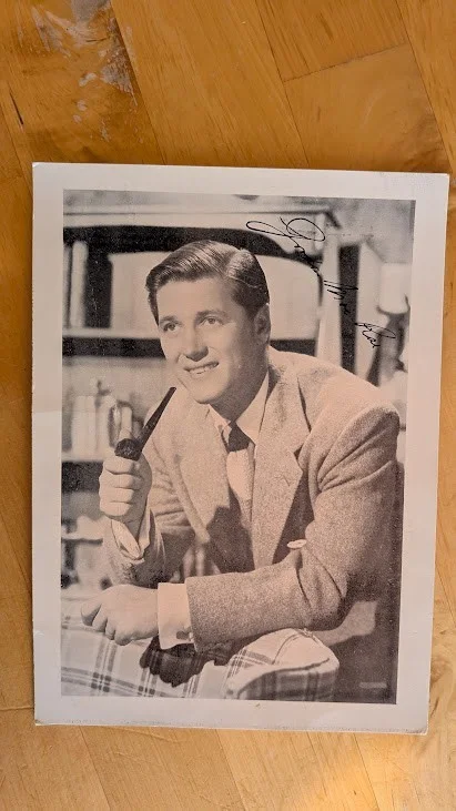 gordon mccrae Actor photo card signed, image 2