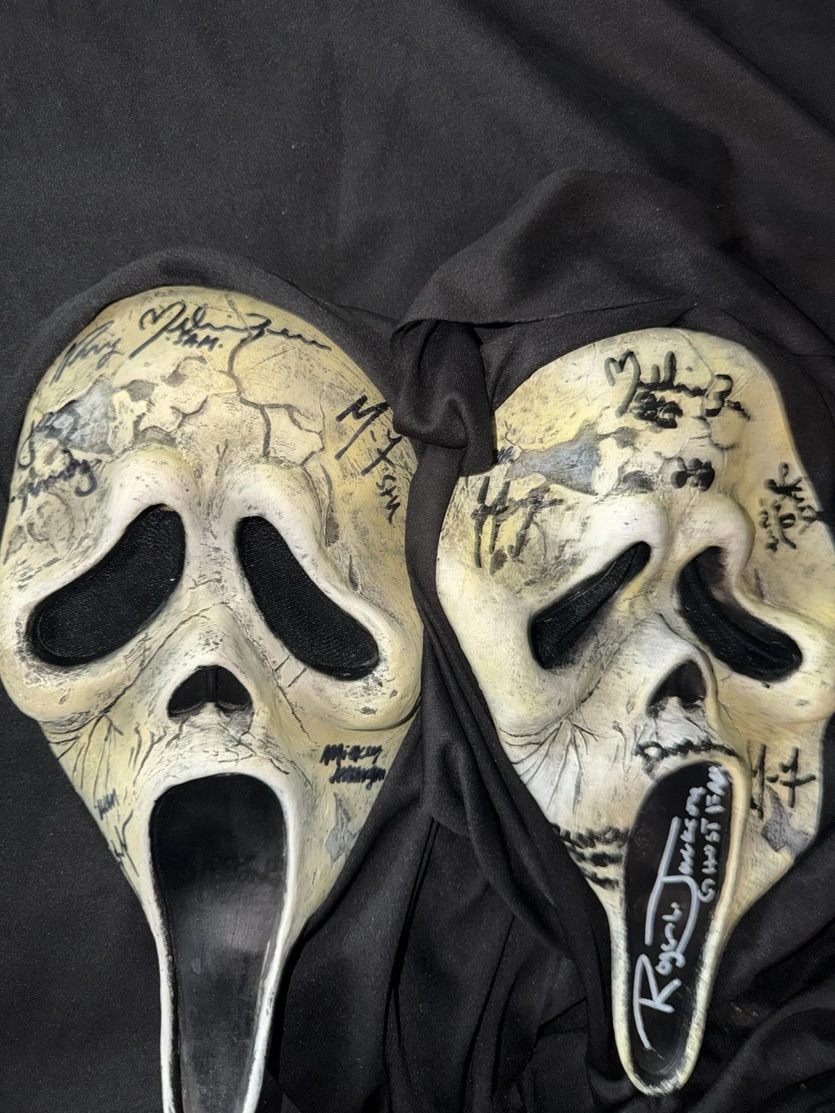 Scream Signed Masks Melissa Barrera Liania Liberto Rodger L. Jackson Ext., изображение 2