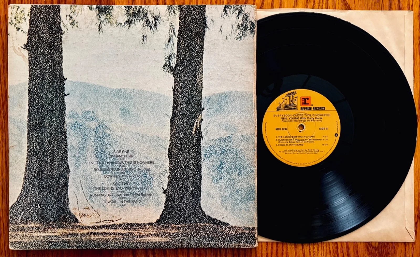 NEIL YOUNG • Signed EVERYBODY KNOWS THAT THIS IS NOWHERE Album~CSN&Y, image 2