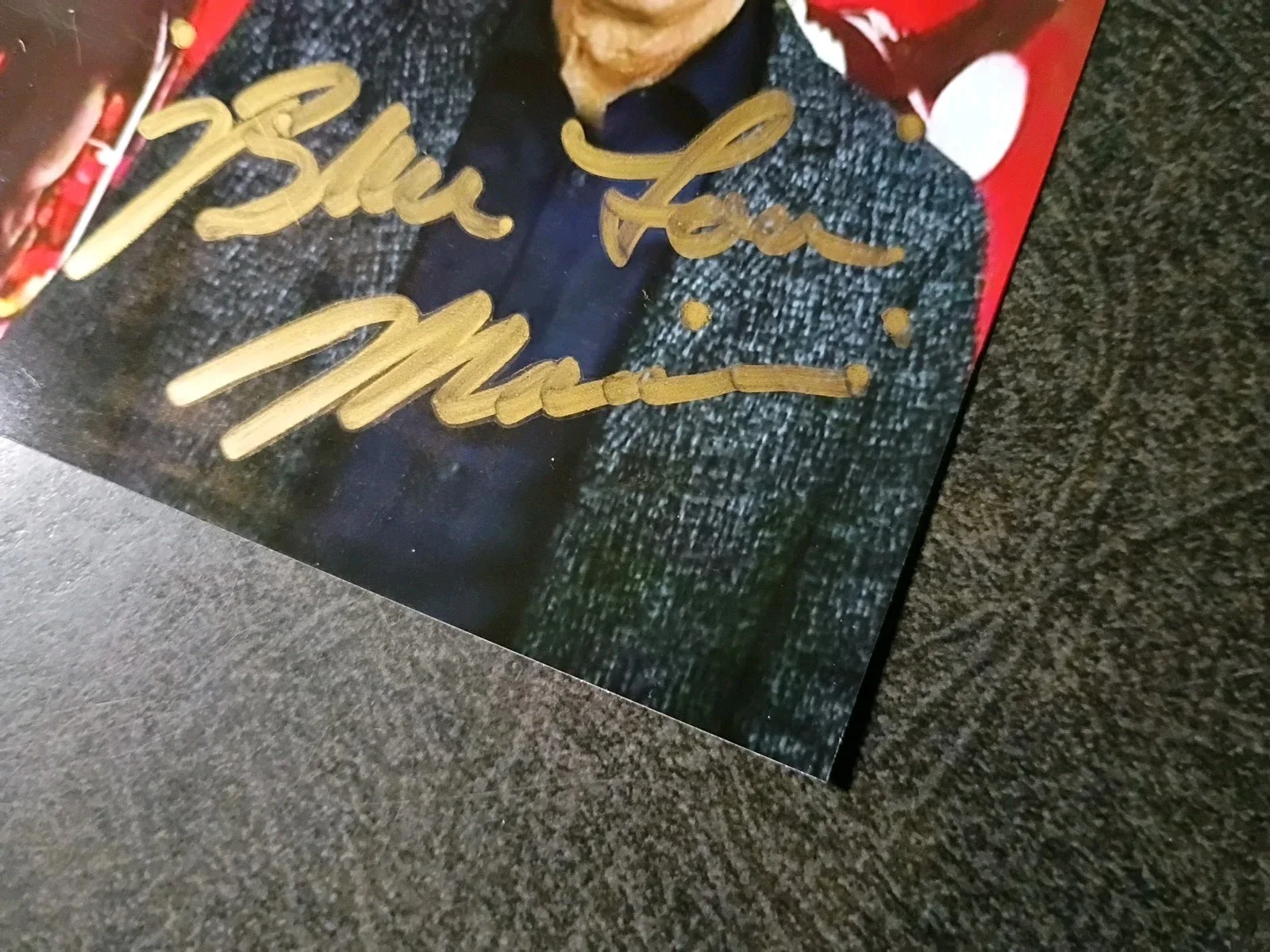 LOU MARINI "BLUE LOU" Hand Signed 4X4 Photo -SAXOPHONIST BLUES BROTHERS, изображение 2