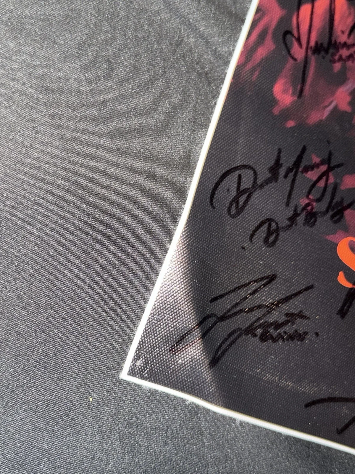 Horror Poster Signed By Robert Englund Kane Hodder Nick Castle Ext ￼, image 2
