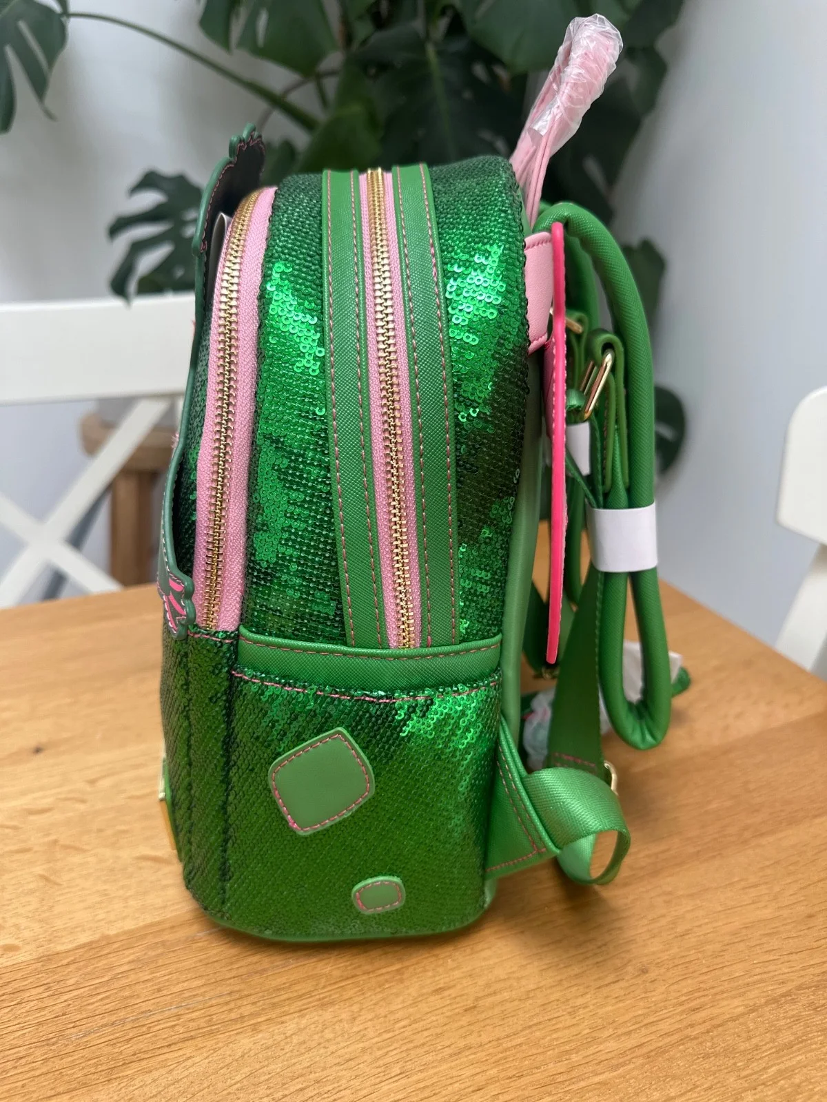 Loungefly Petes Dragon Cosplay Sequin Backpack Brand New Sealed With Tags, image 2