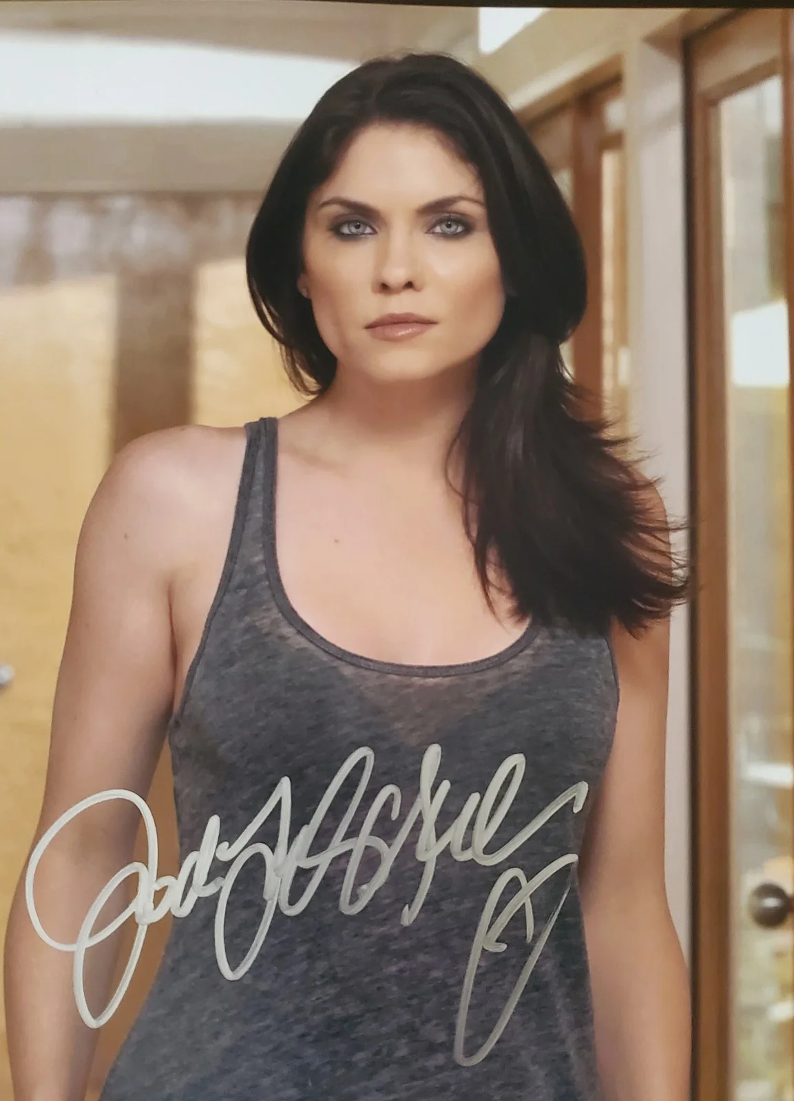 JODI LYN O'KEEFE — JODI LYN O'KEEFE SIGNED AUTOGRAPH PHOTO "THE VAMPIRE DIARIES" TV SHOW 8X10 COA, изображение 2