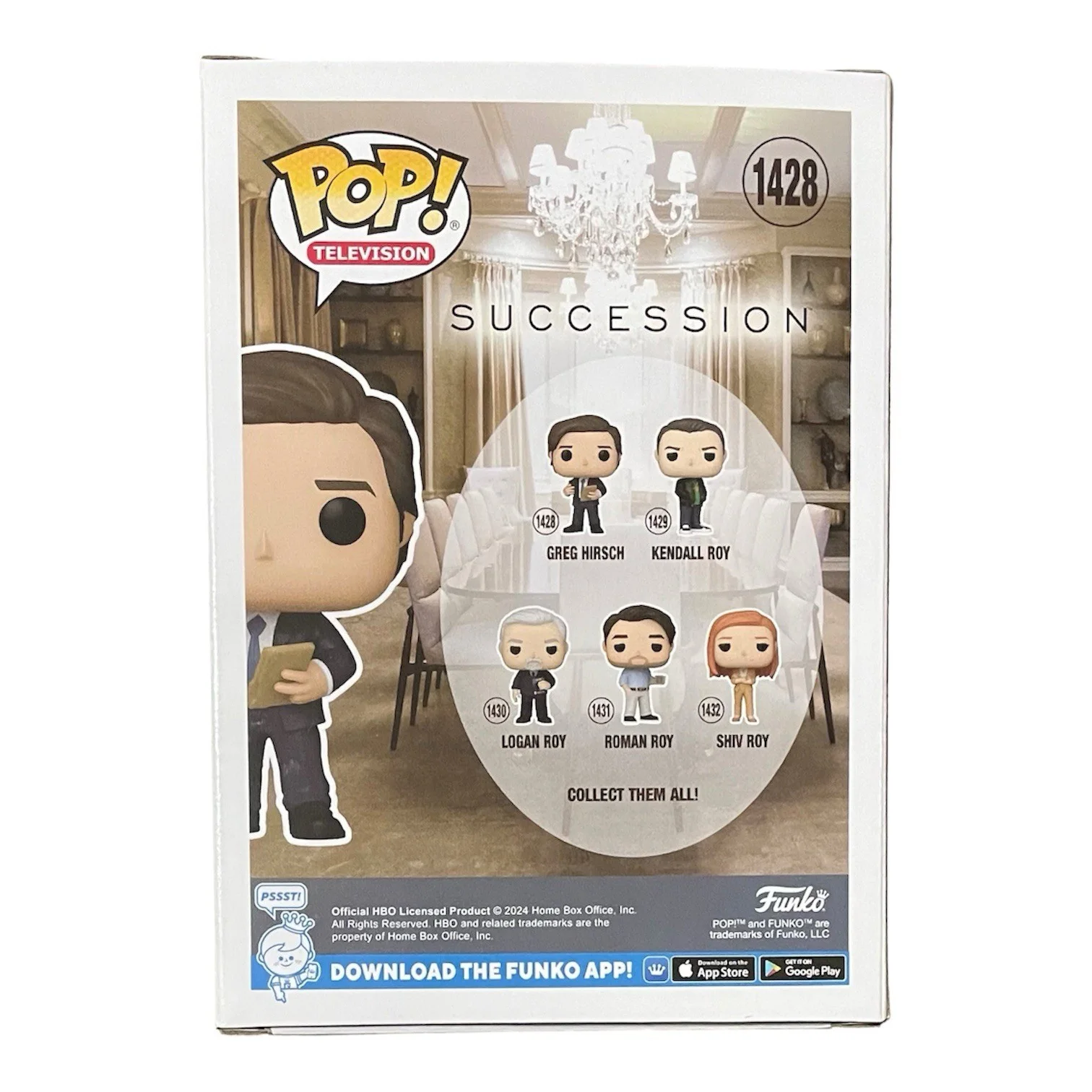 Nicholas Braun — Nicholas Braun Signed Autographed Succession Greg Hirsch Funko Pop #1428 ACOA, изображение 4