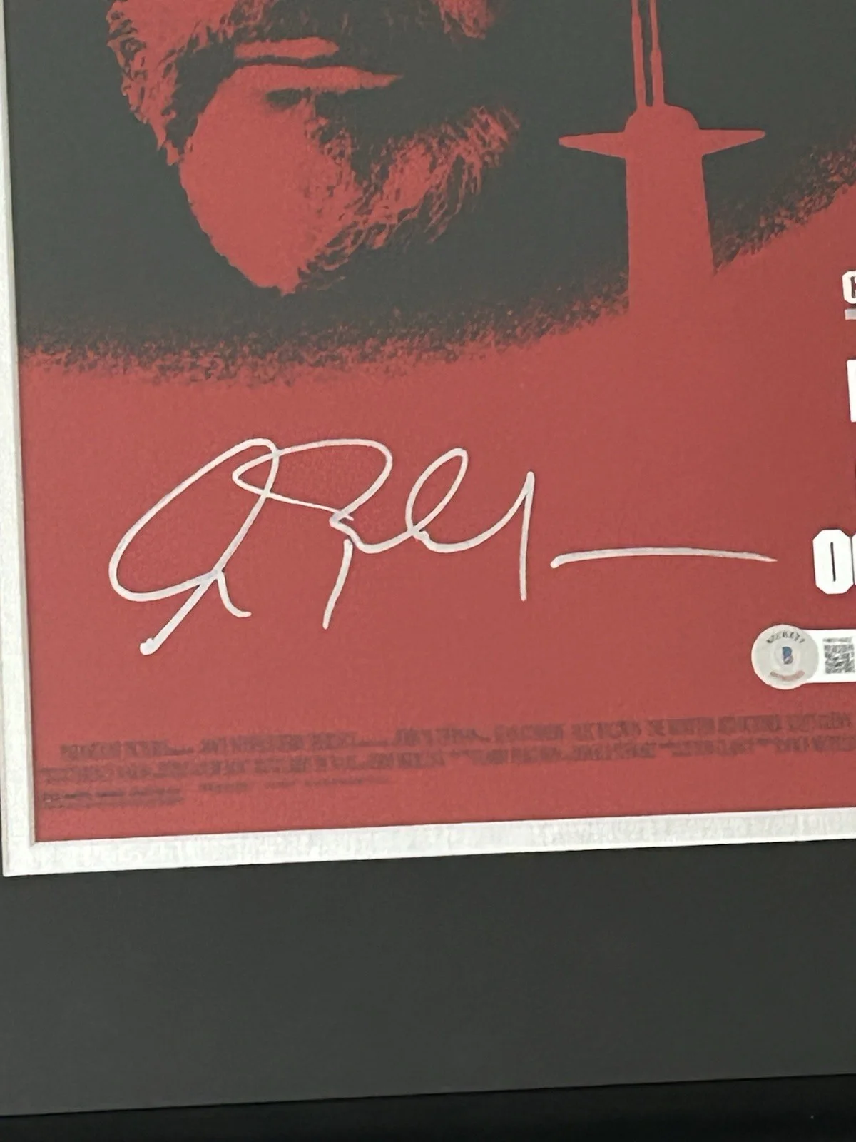 Hunt For Red October Signed Poster Autographed Alec Baldwin 19x25 Beckett, изображение 2