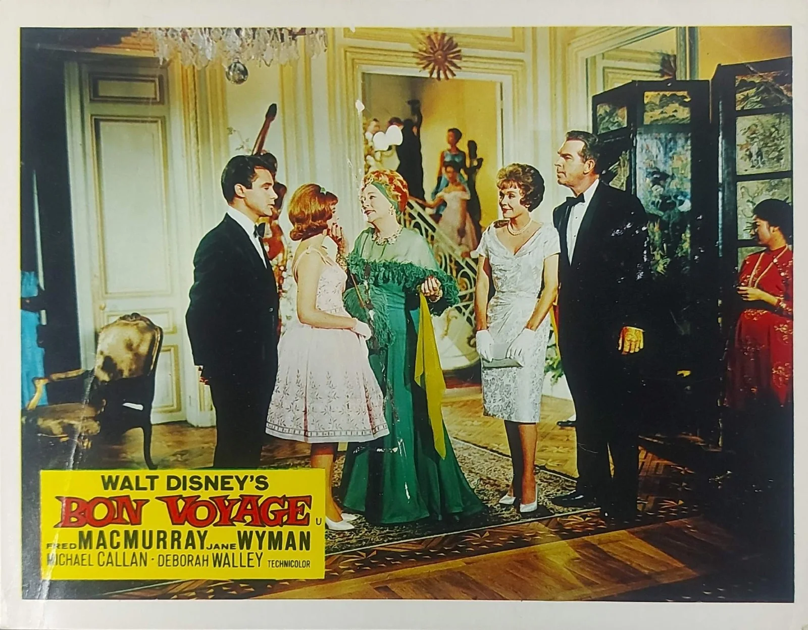 BON VOYAGE ORIGINAL UK FOH LOBBY CARDS SET 1962, изображение 4