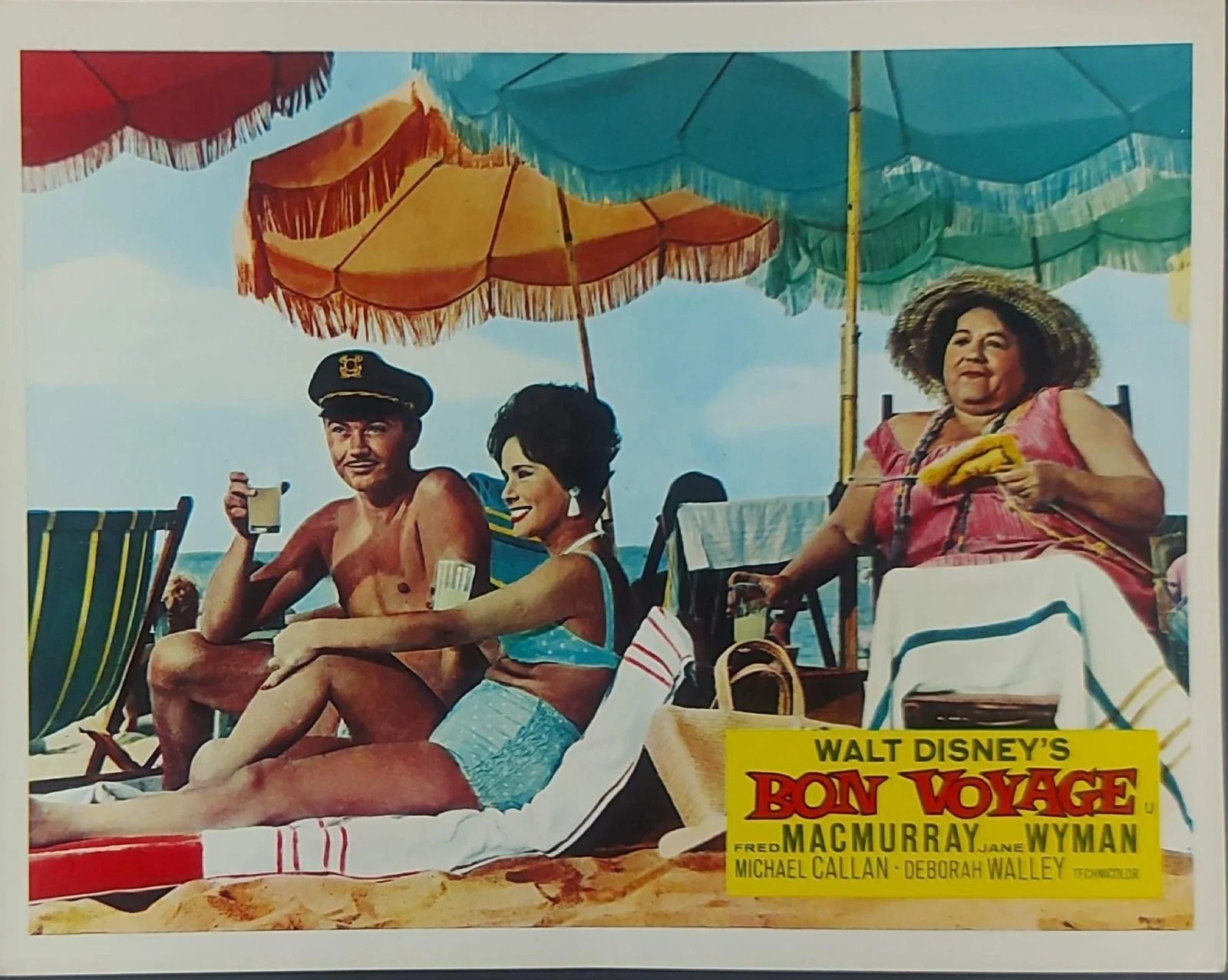 BON VOYAGE ORIGINAL UK FOH LOBBY CARDS SET 1962, изображение 5