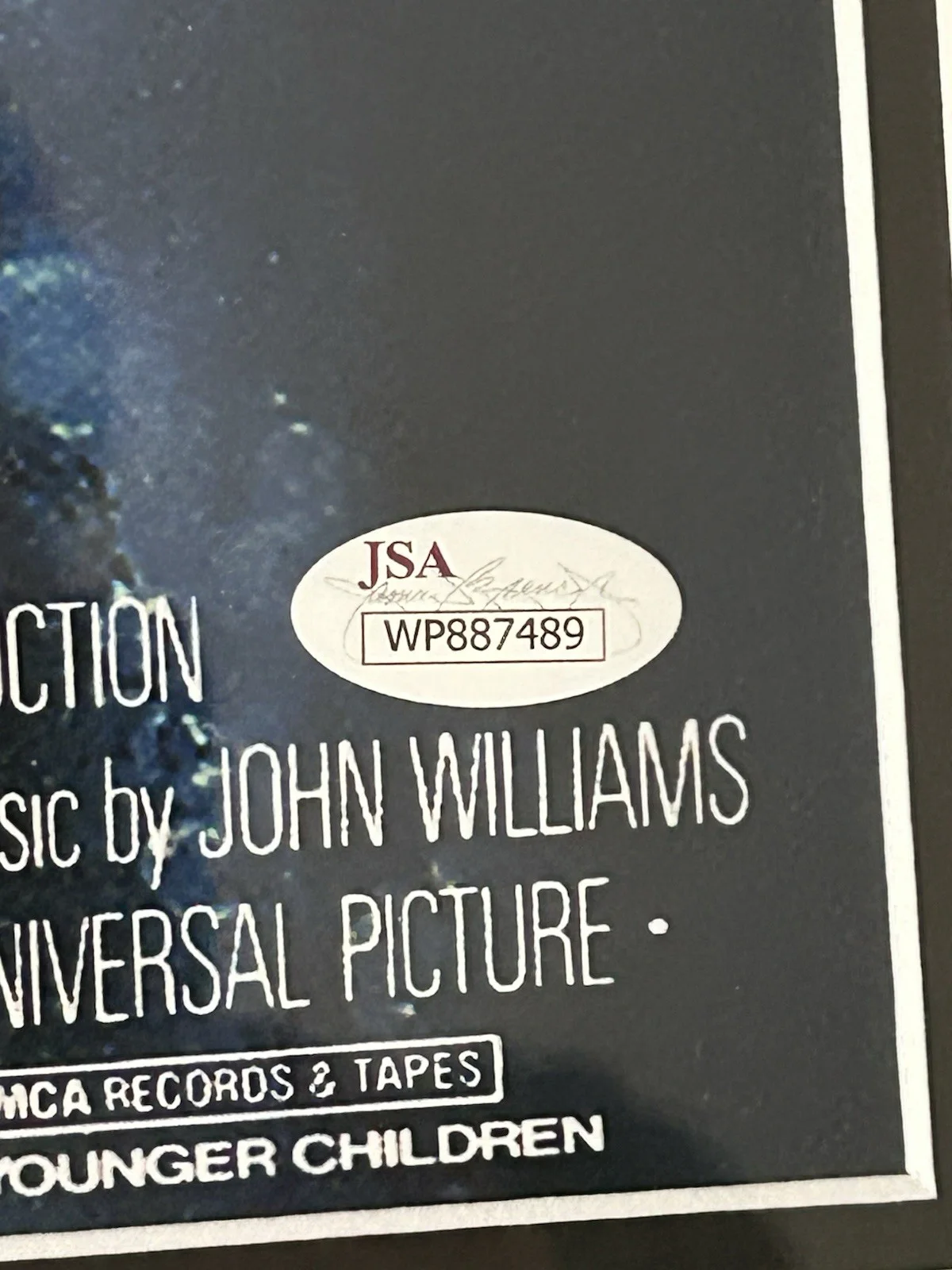 Jaws Signed Poster Richard Dreyfuss Autographed JSA 16x23, image 3