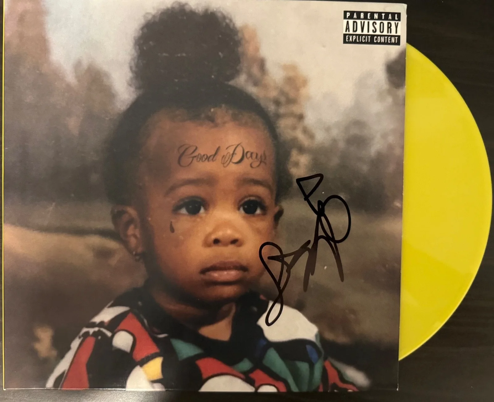 SZA signed Good Days 10" lp album, image 2