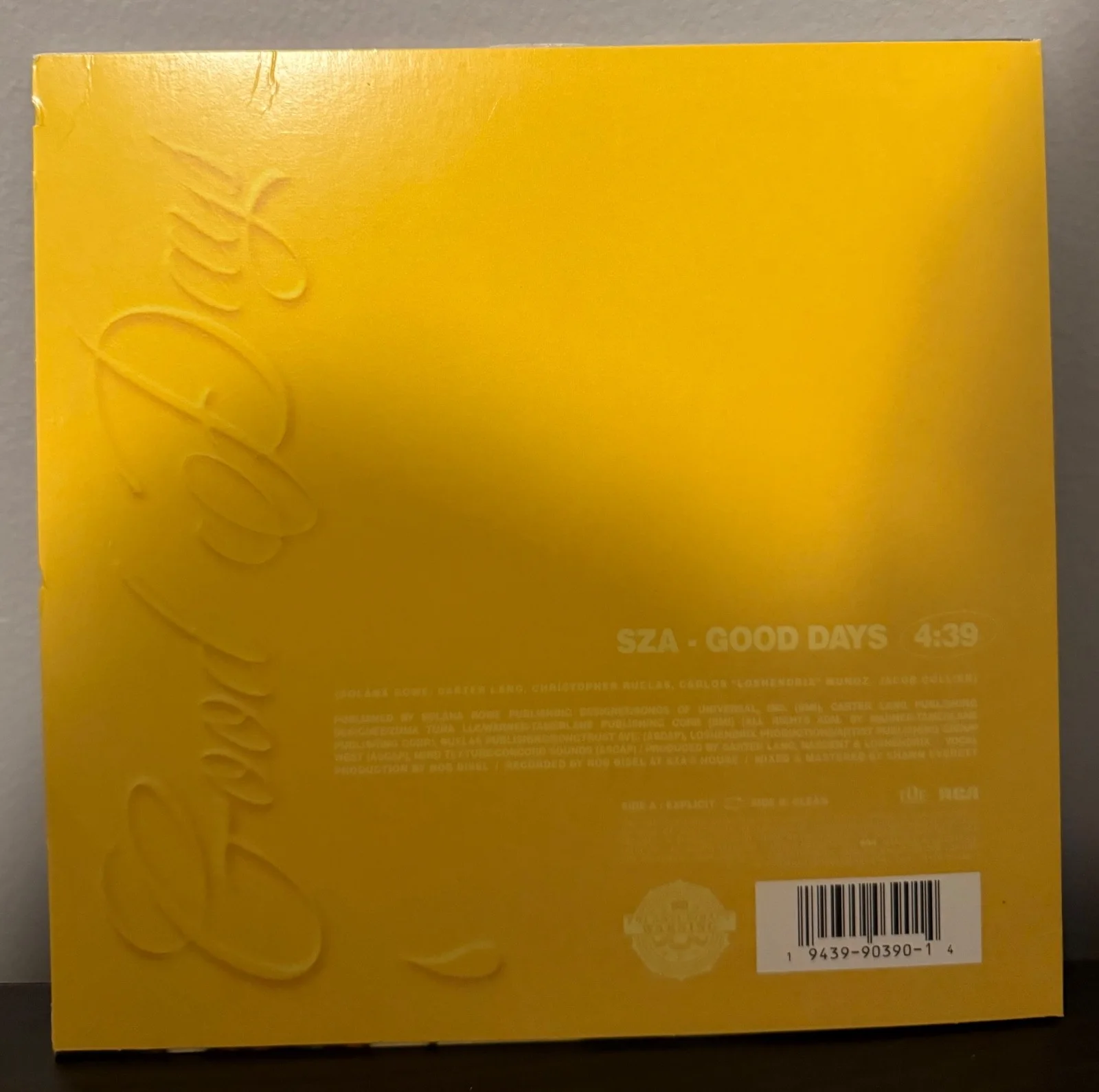 SZA signed Good Days 10" lp album, image 5