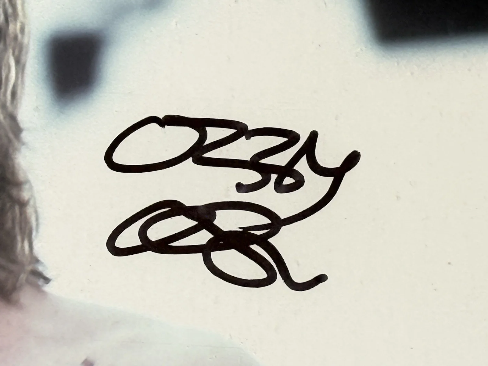 Ozzy Osbourne signed Photo 16x20 inch w/ tattoos beckett witnessed coa, изображение 3