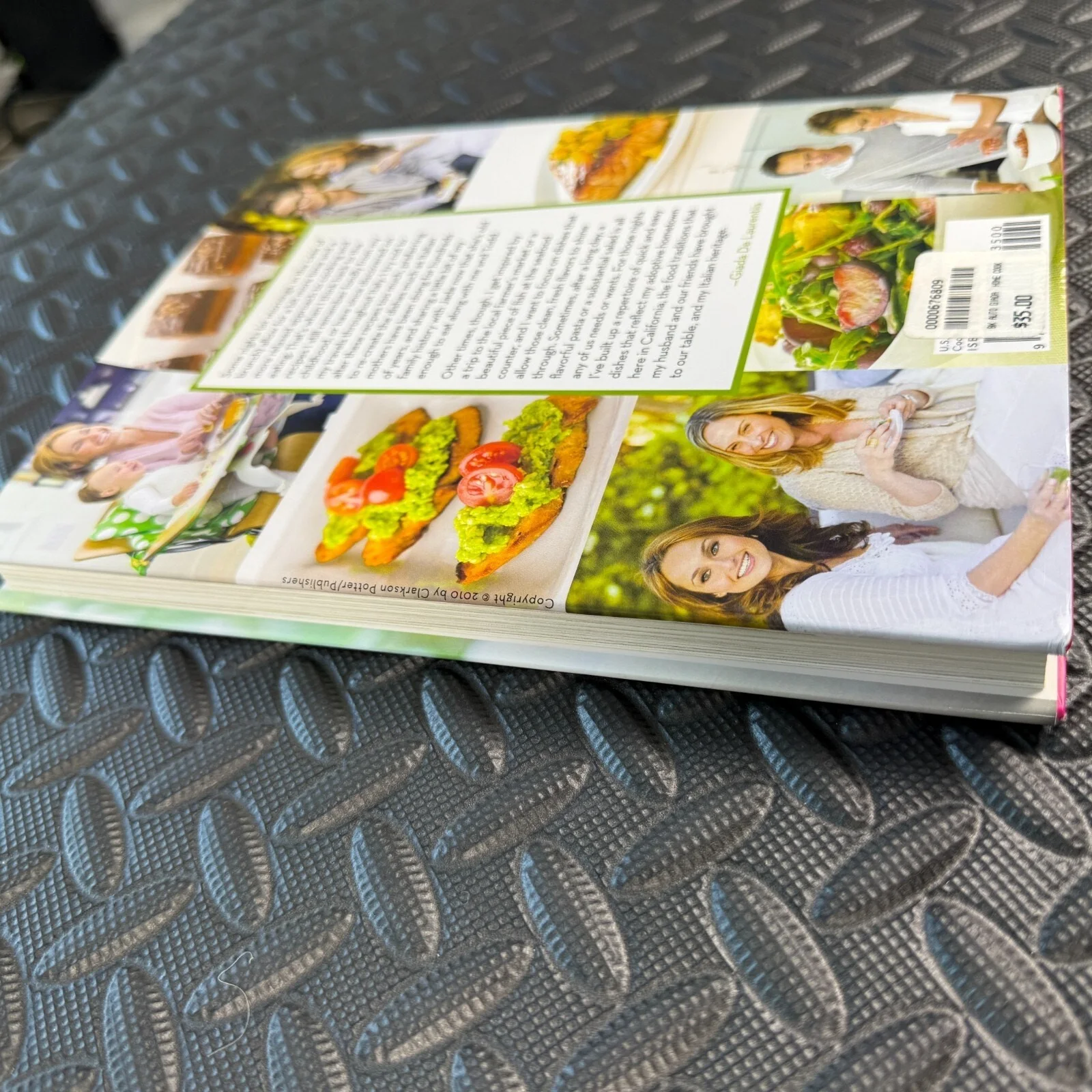 Giada De Laurentiis — 1st Edition Giada De Laurentiis Autographed Book At-Home Original Dust Jacket, image 4