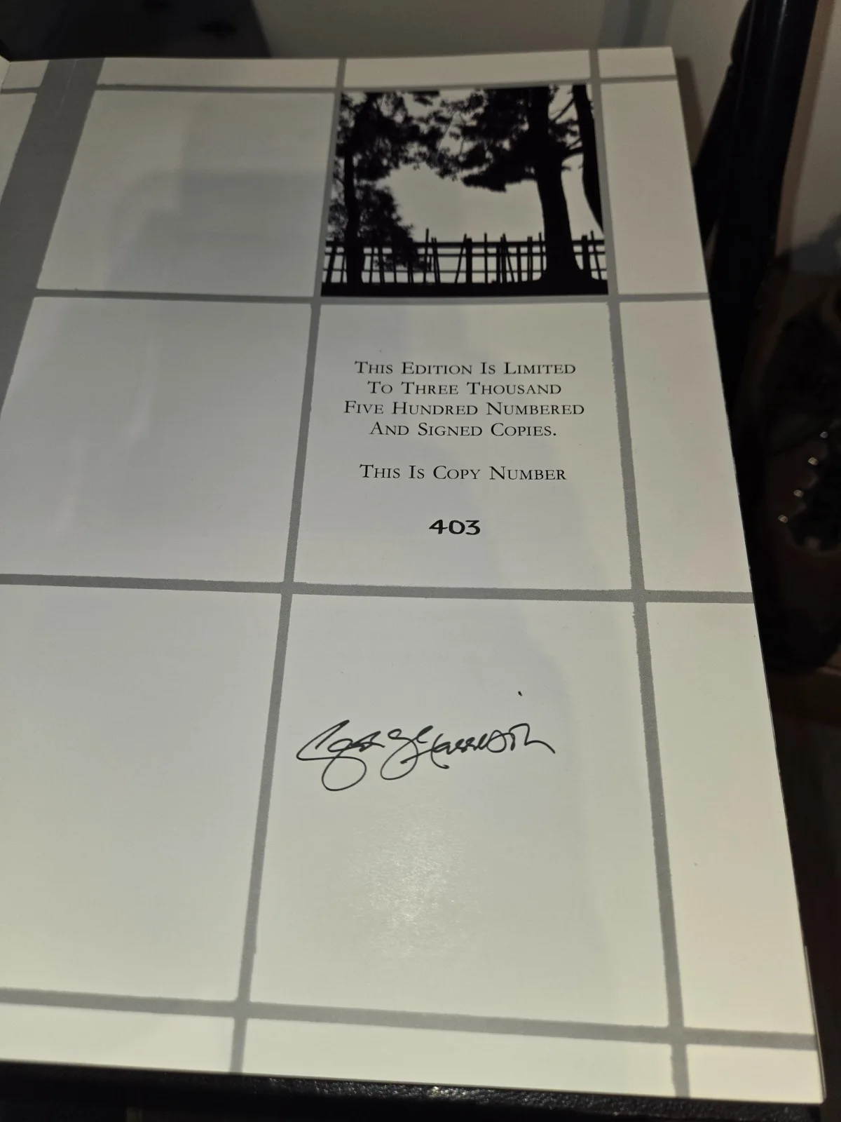 Live Japan SIGNED GEORGE HARRISON ONLY Genesis 403 of 3500 Eric Clapton Beatles!, image 3