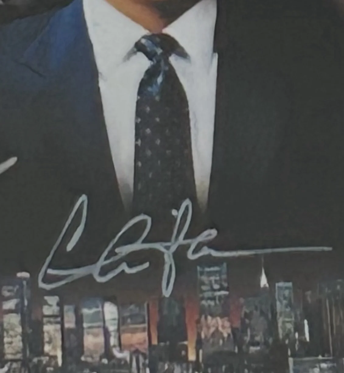 Wall Street Signed Poster Michael Douglas Autographed Charlie Martin Sheen JSA, изображение 5
