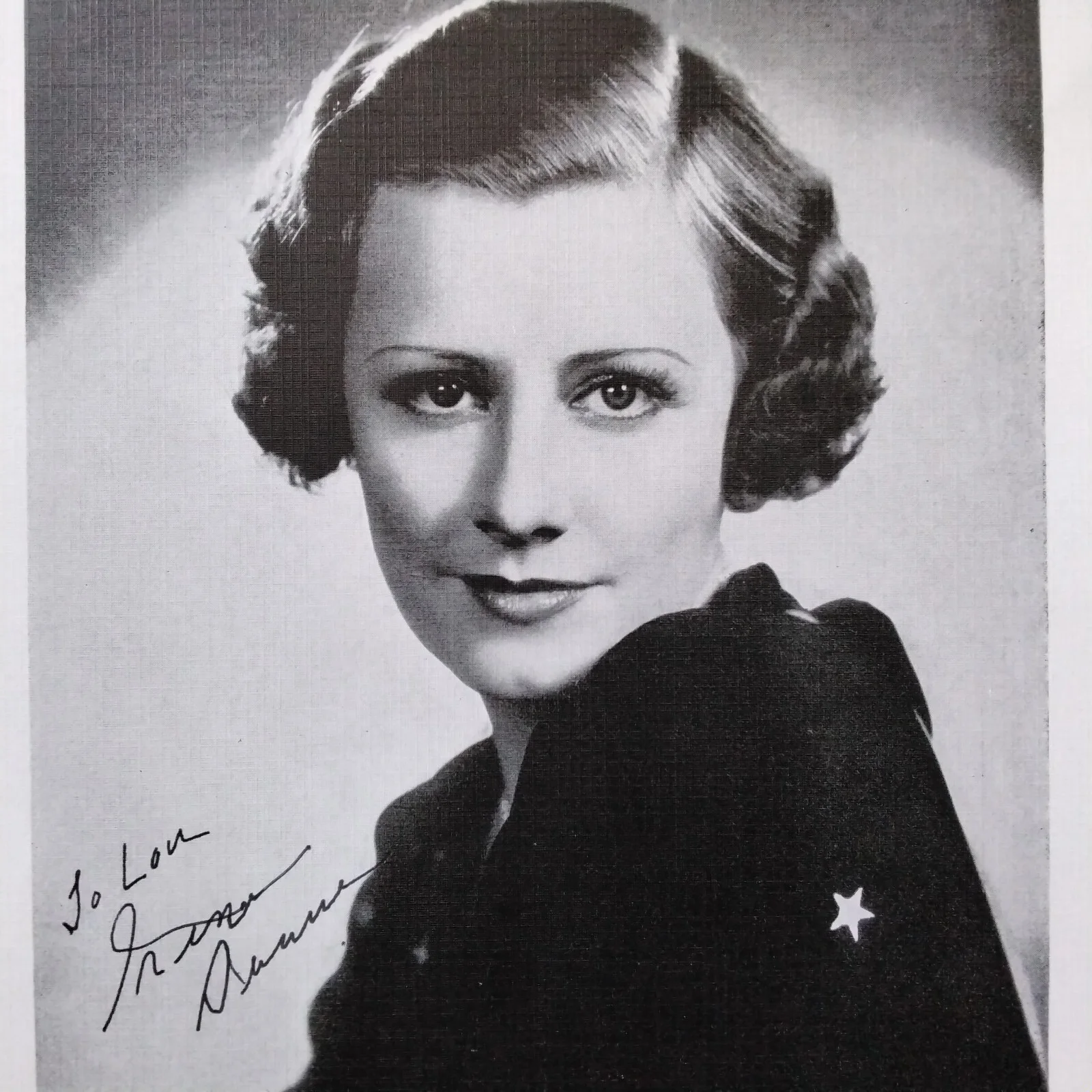 Irene Dunne SIGNED Photo Movie Actress My Favorite Wife Show Boat Serenade Cary, изображение 5
