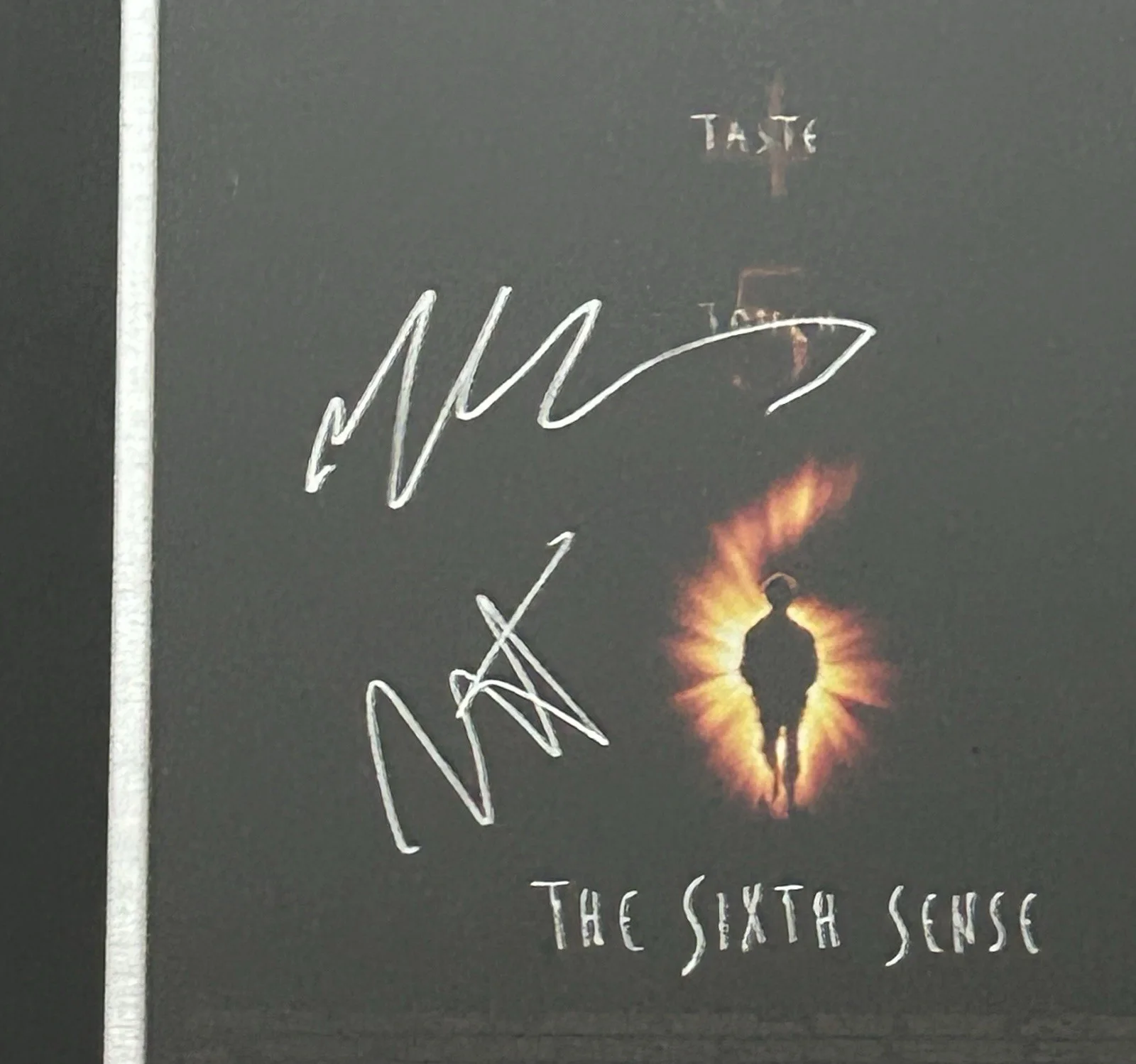 Sixth Sense Signed Poster 27x19 Autographed M Night Haley Joel Osment Beckett, image 3