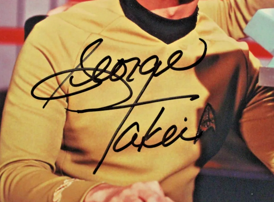 George Takei Walter Koenig — George Takei Walter Koenig Dual Signed 11x14 Photo Star Trek Sulu Chekov Beckett, изображение 2