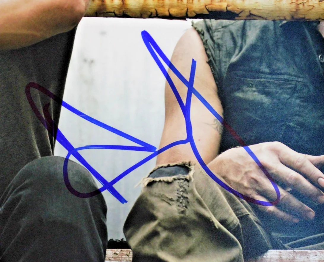 Andrew Lincoln — Andrew Lincoln Signed 11x14 Photo Rick Grimes The Walking Dead PSA/DNA COA, изображение 2
