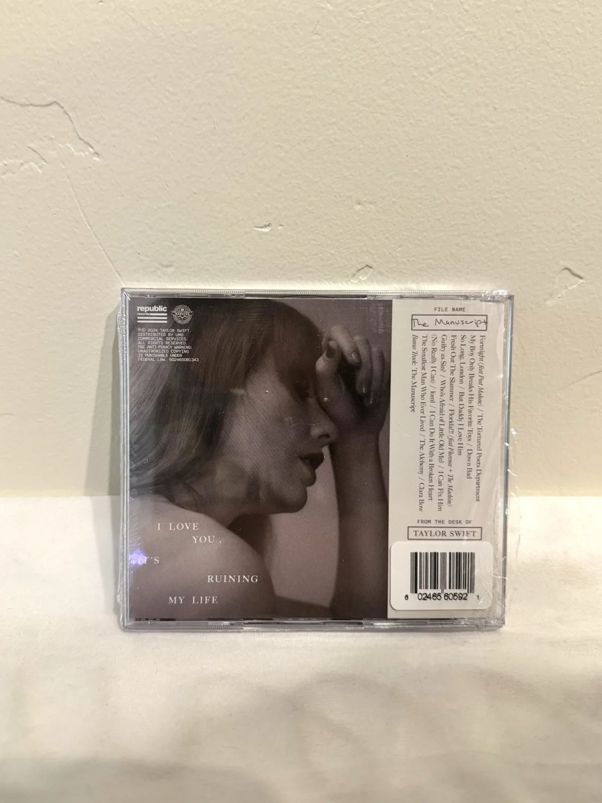 Taylor Swift | The Tortured Poets Department — CD & Signed Insert!, image 3