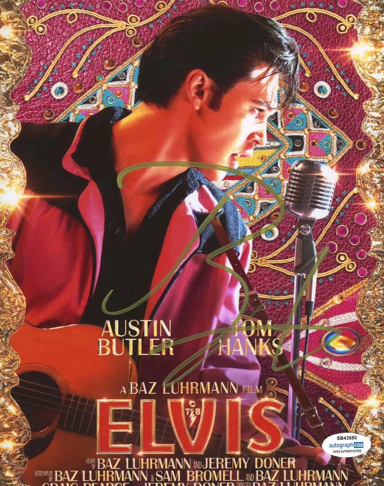 BAZ LUHRMANN — Baz Luhrmann signed "ELVIS" 8x10 Photo EXACT PROOF f AUTOGRAPH Director ACOA COA, image 4