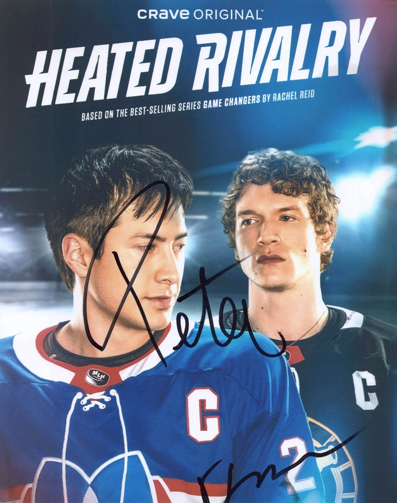 Ksenia Daniela Kharlamova, Peter Peter — Ksenia Daniela Kharlamova & Peter Peter signed "HEATED RIVALRY" 8x10 Photo c COA, image 3