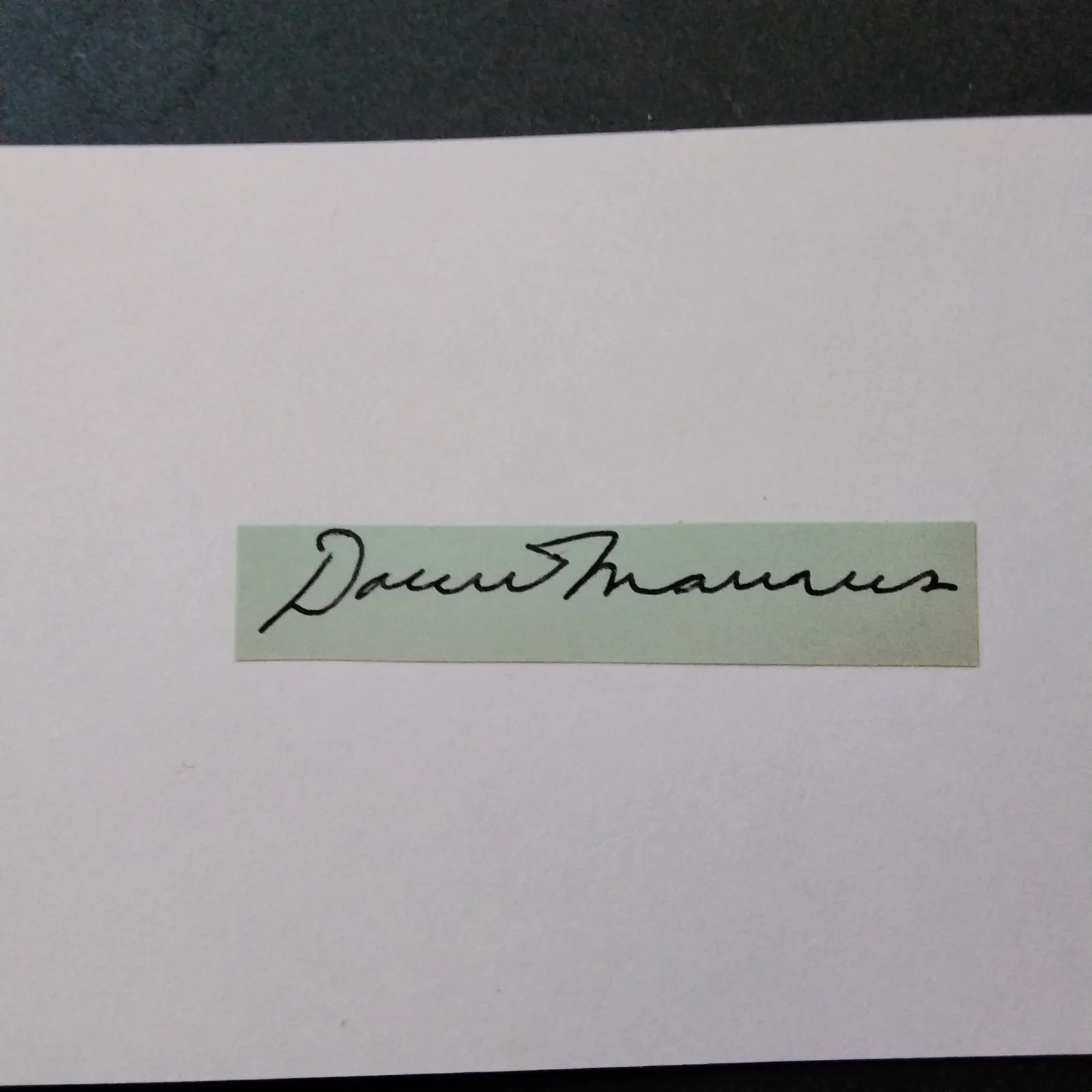 David Manners SIGNED Paper 30s Movie Actor The Mummy Dracula Black Cat Horror, изображение 3