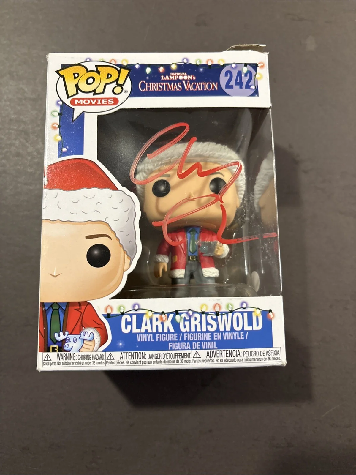 Chevy Chase — Chevy Chase Autographed Signed Clark Griswold Funko Pop # 242-JSA Witnessed, изображение 2