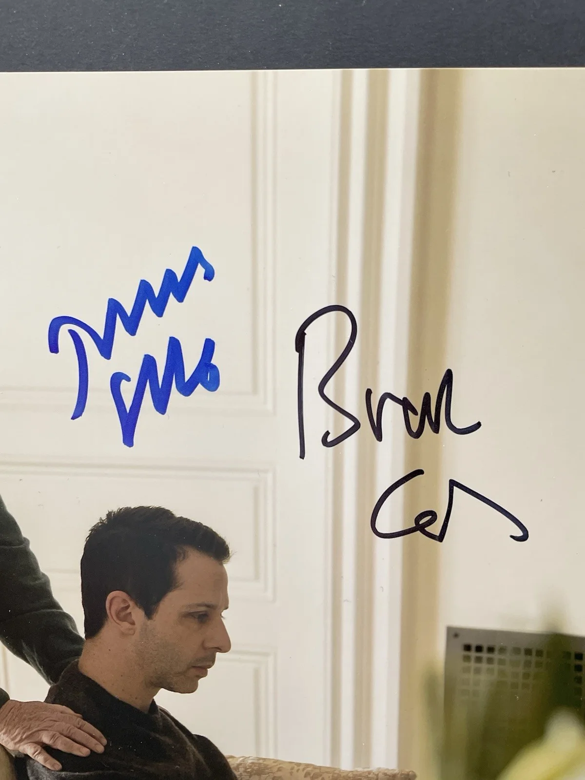 Brian Cox — Jeremy Strong signed photo Succession signed 8x10 BAS Brian Cox signed 8x10 auto, изображение 2