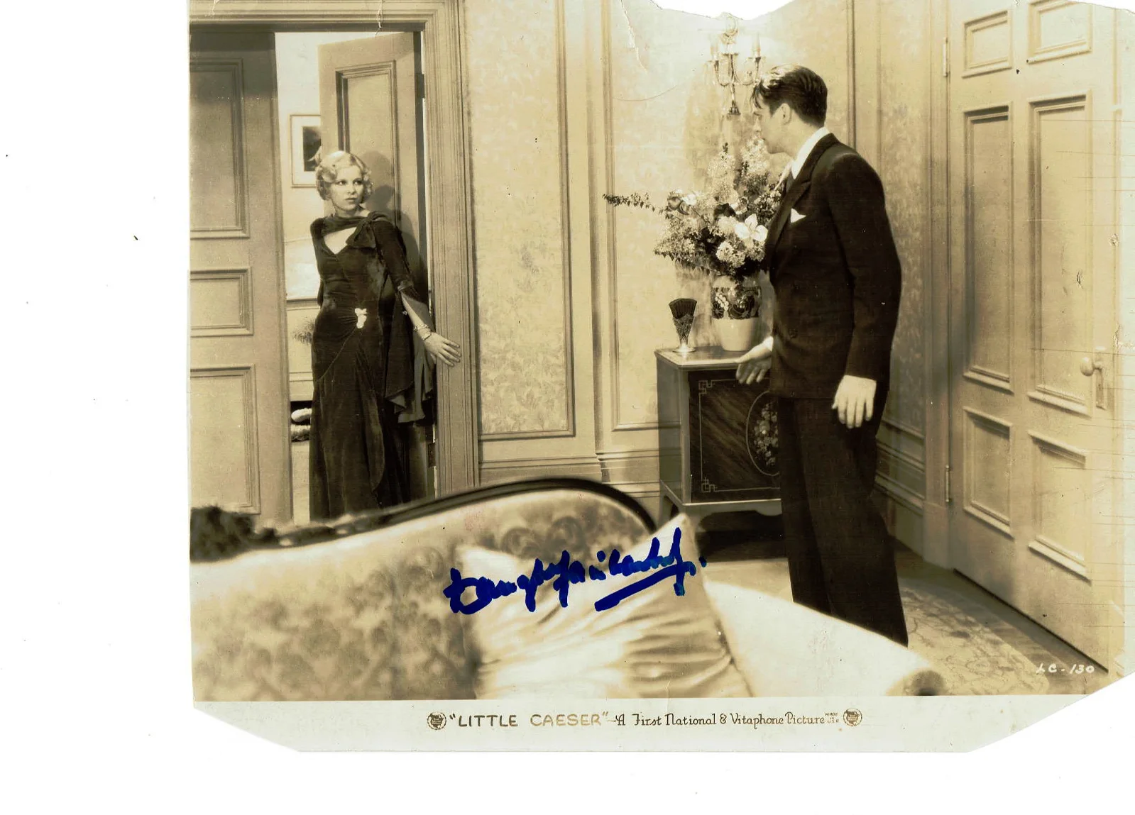 Douglas fairbanks Jr — Douglas Fairbanks Jr. autographed 8x10 vintage photo Little Caeser