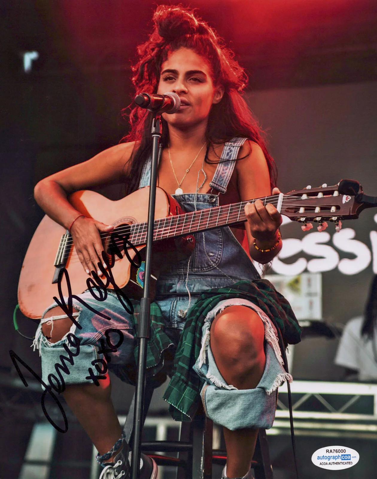 JESSIE REYEZ — Jessie Reyez signed 8x10 Photo EXACT PROOF d Singer EMINEM Full Signature ACOA, изображение 4