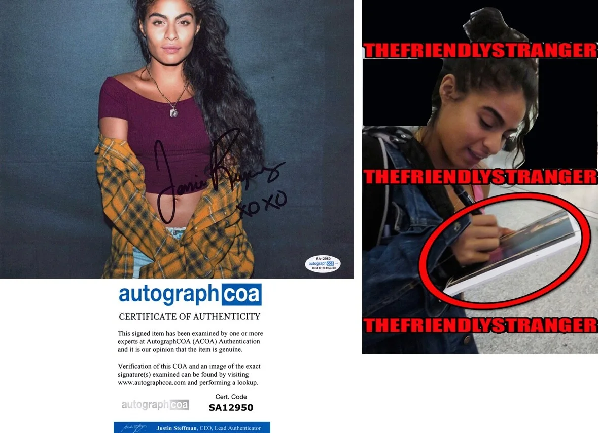 JESSIE REYEZ — Jessie Reyez signed 8x10 Photo EXACT PROOF a Figures EMINEM Full Signature ACOA
