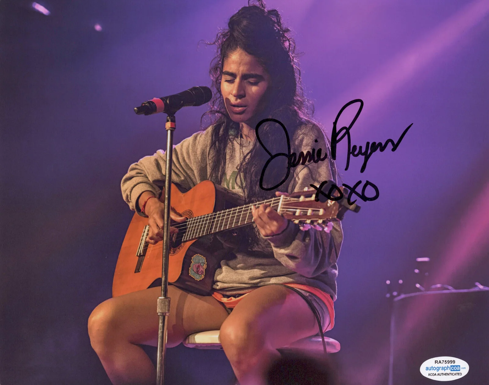 JESSIE REYEZ — Jessie Reyez signed 8x10 Photo PROOF b Goliath EMINEM Full Signature ACOA COA, изображение 3