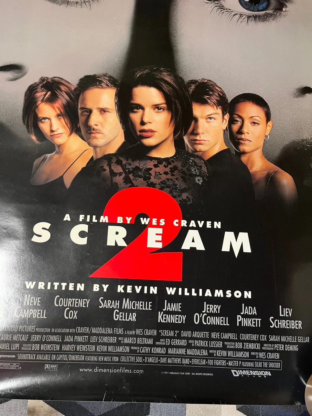 Scream 2 - Original Cinema Movie Poster One Sheet Single Sided 27"x40", image 2