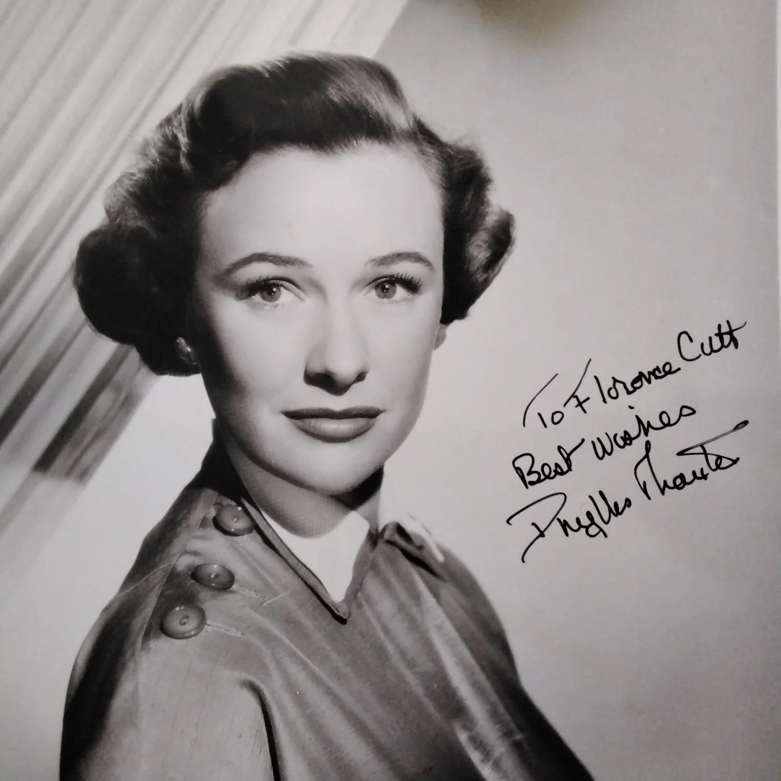 Phyllis Thaxter SIGNED Photo Movie Actress 30 Seconds Tokyo Bewitched Superman, изображение 2