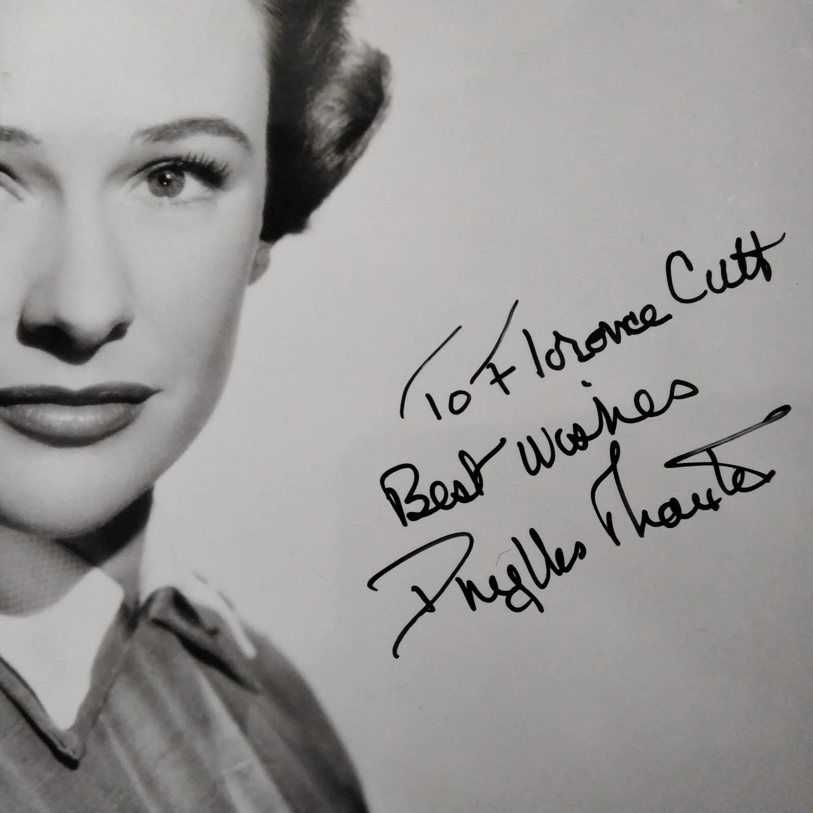 Phyllis Thaxter SIGNED Photo Movie Actress 30 Seconds Tokyo Bewitched Superman, изображение 3