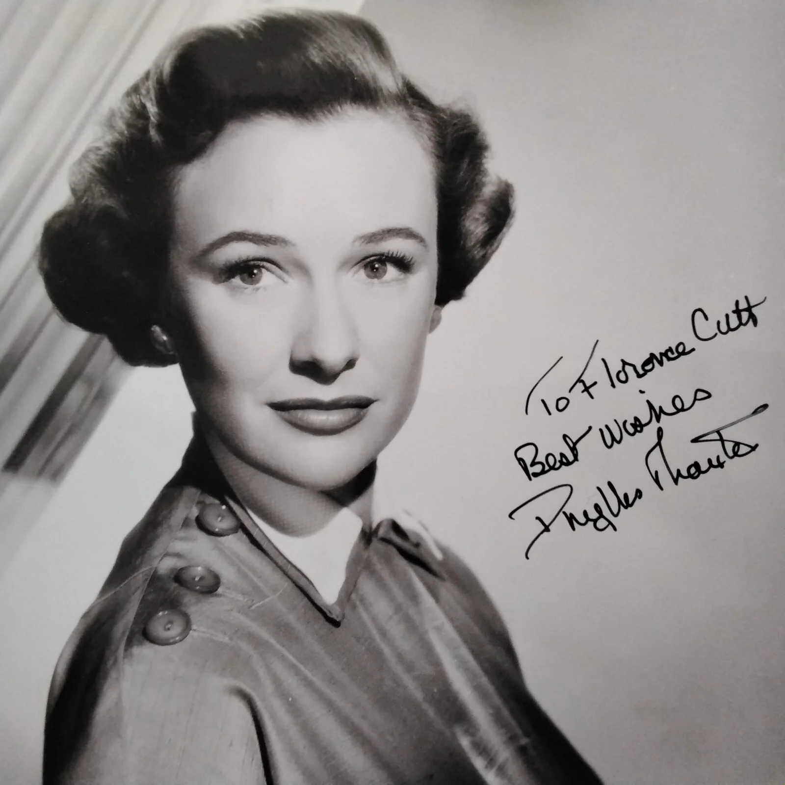 Phyllis Thaxter SIGNED Photo Movie Actress 30 Seconds Tokyo Bewitched Superman, изображение 4