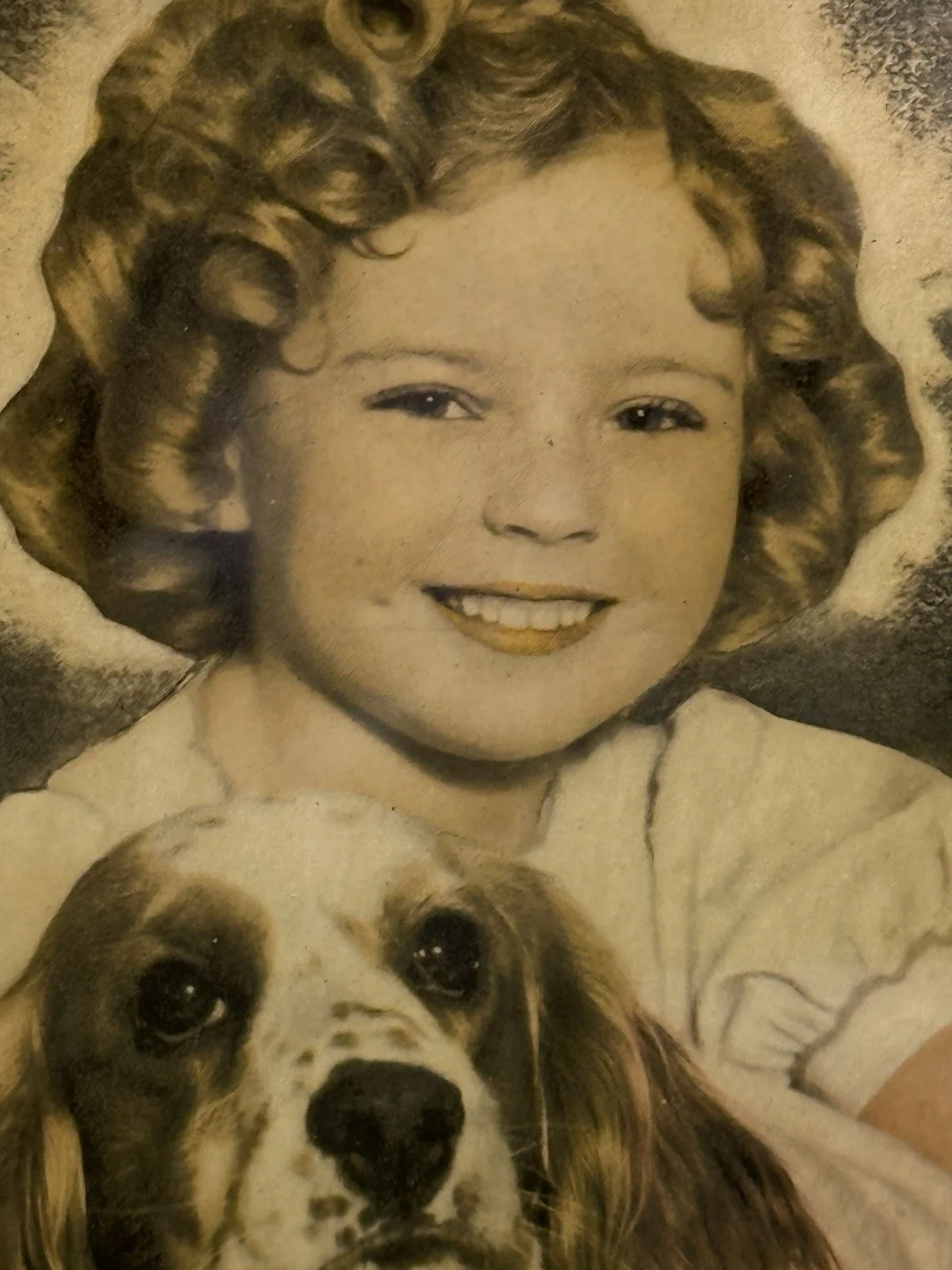 Vintage Framed Shirley Temple Photographs X2 Signed, image 3
