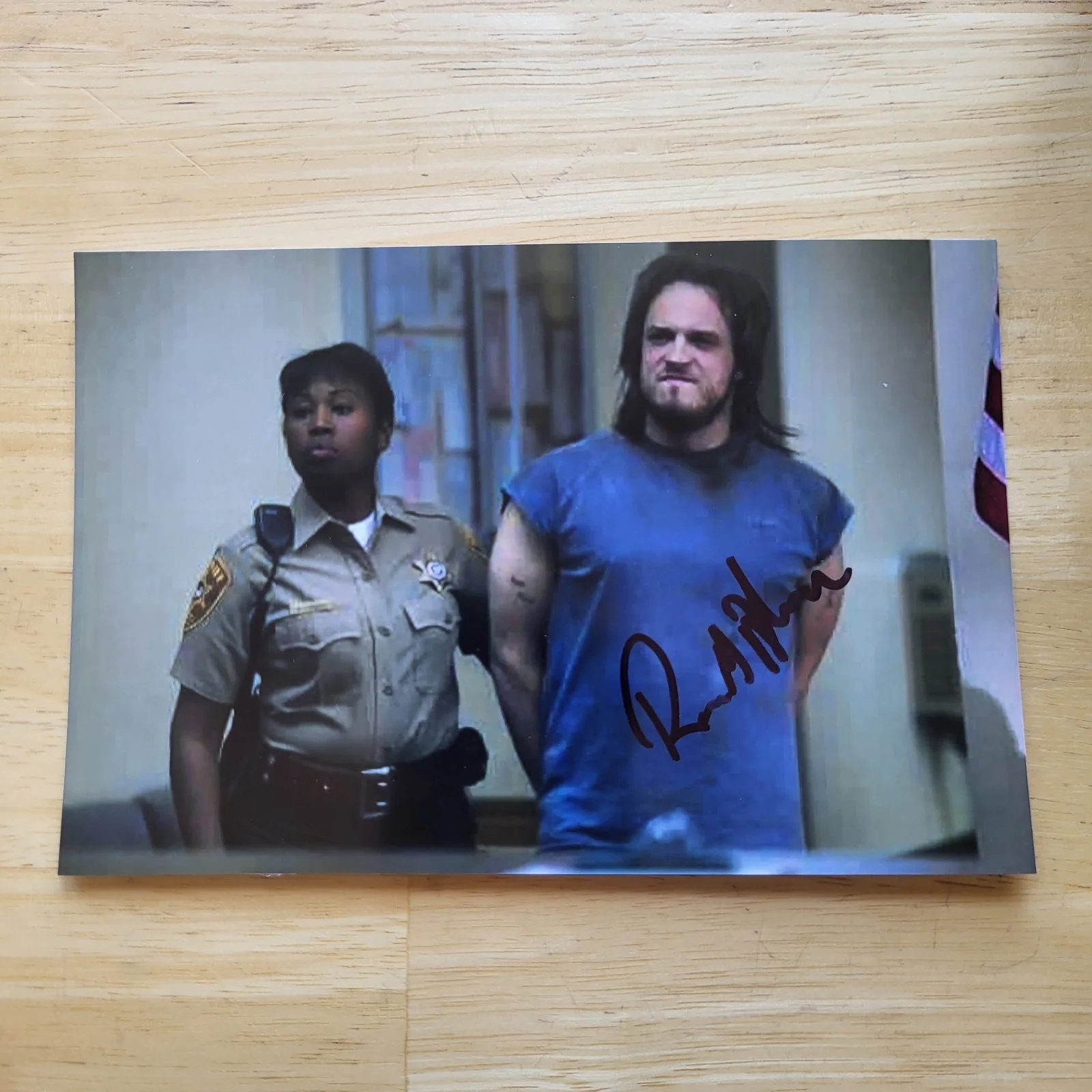 Ronnie Gene Blevins — Ronnie Gene Blevins True Blood Lucifer Dark Knight Rises Signed 4x6 Autograph