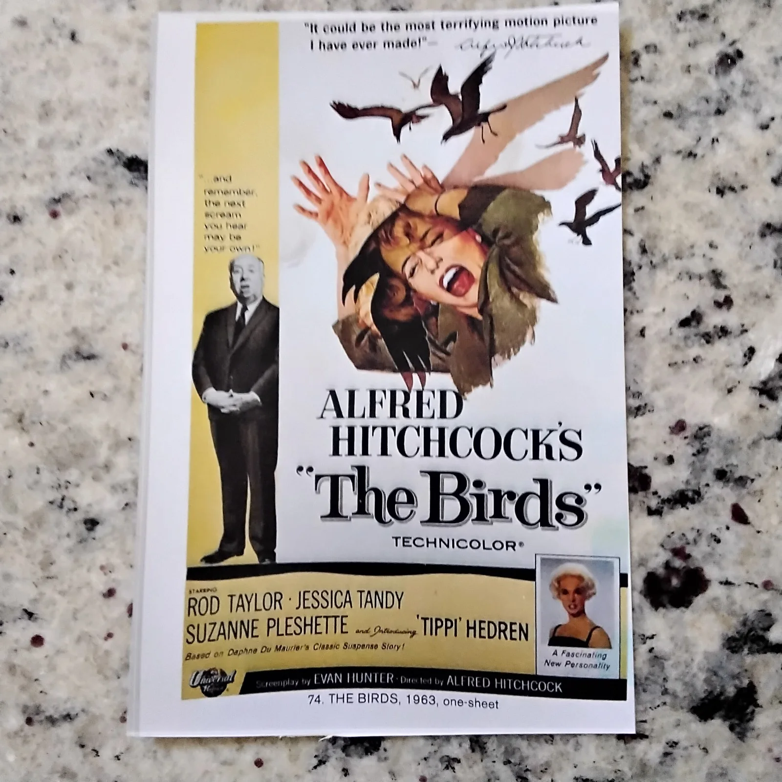 Tippi Hedren SIGNED Card Photo 60s Movie Actress The Birds Marnie Hitchcock, изображение 4