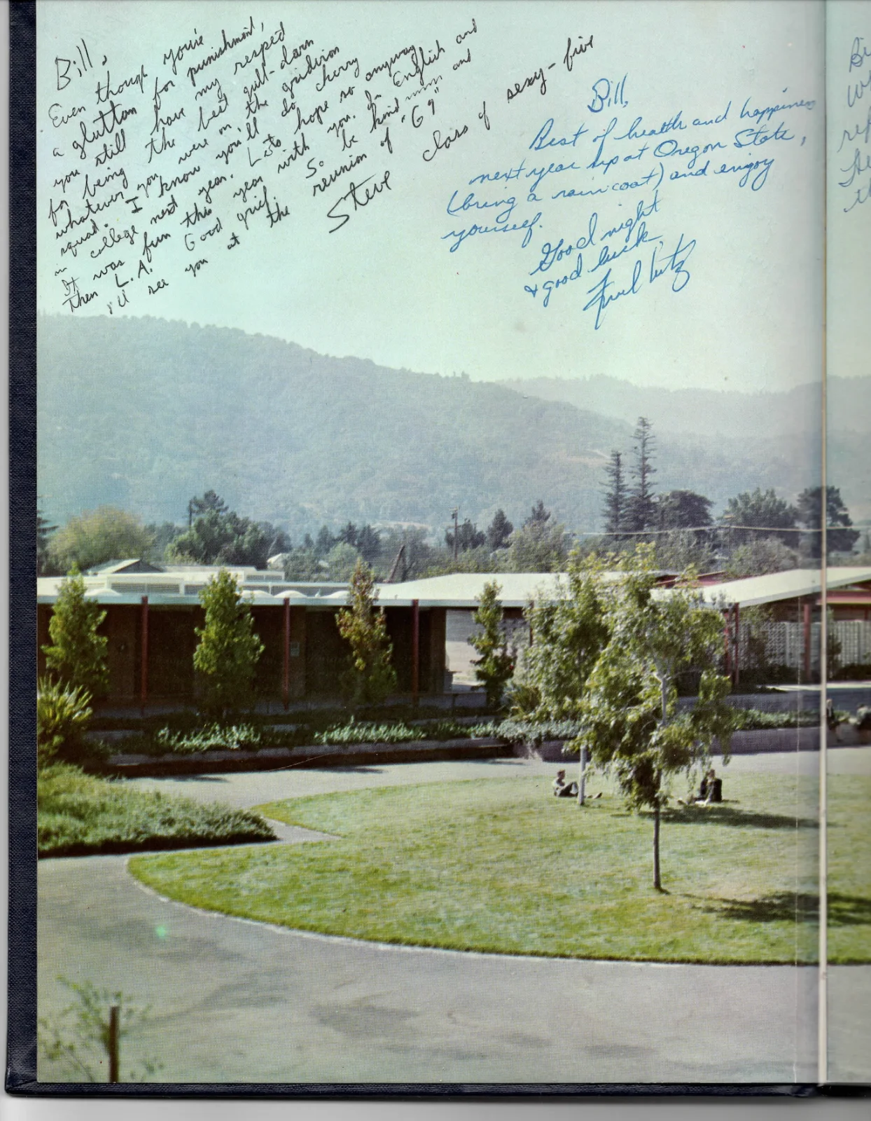 Steven Spielberg Autographed Signed 1965 High School Yearbook JSA LOA 28338, image 2
