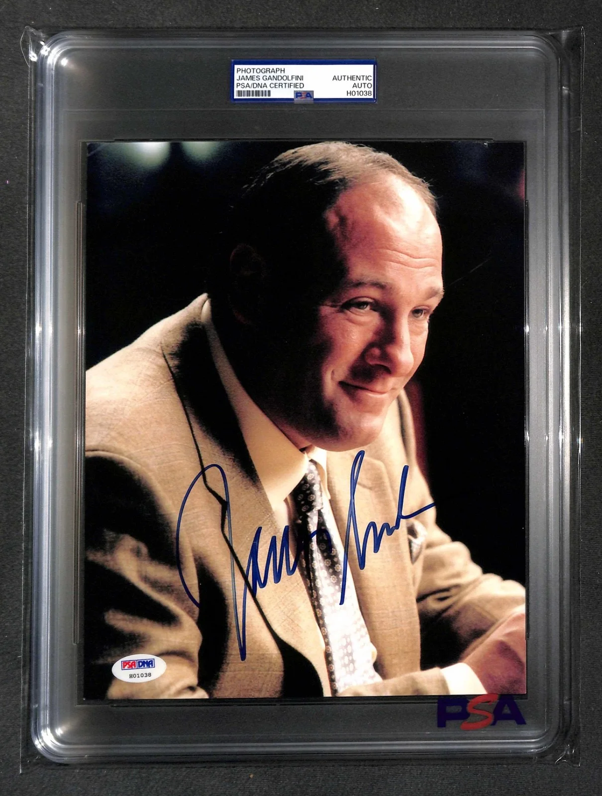 James Gandolfini — Signed James Gandolfini Photo TONY SOPRANO Autograph The Sopranos 8x10 Auto PSA, изображение 2