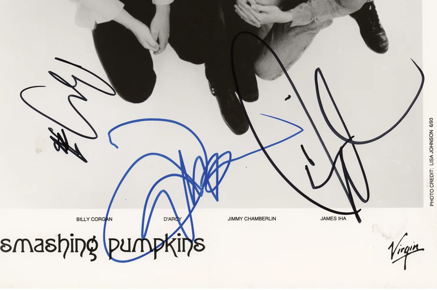 The Smashing Pumpkins Band Autographed Signed 8x10 Promo Photo AMCo LOA 15730, изображение 3